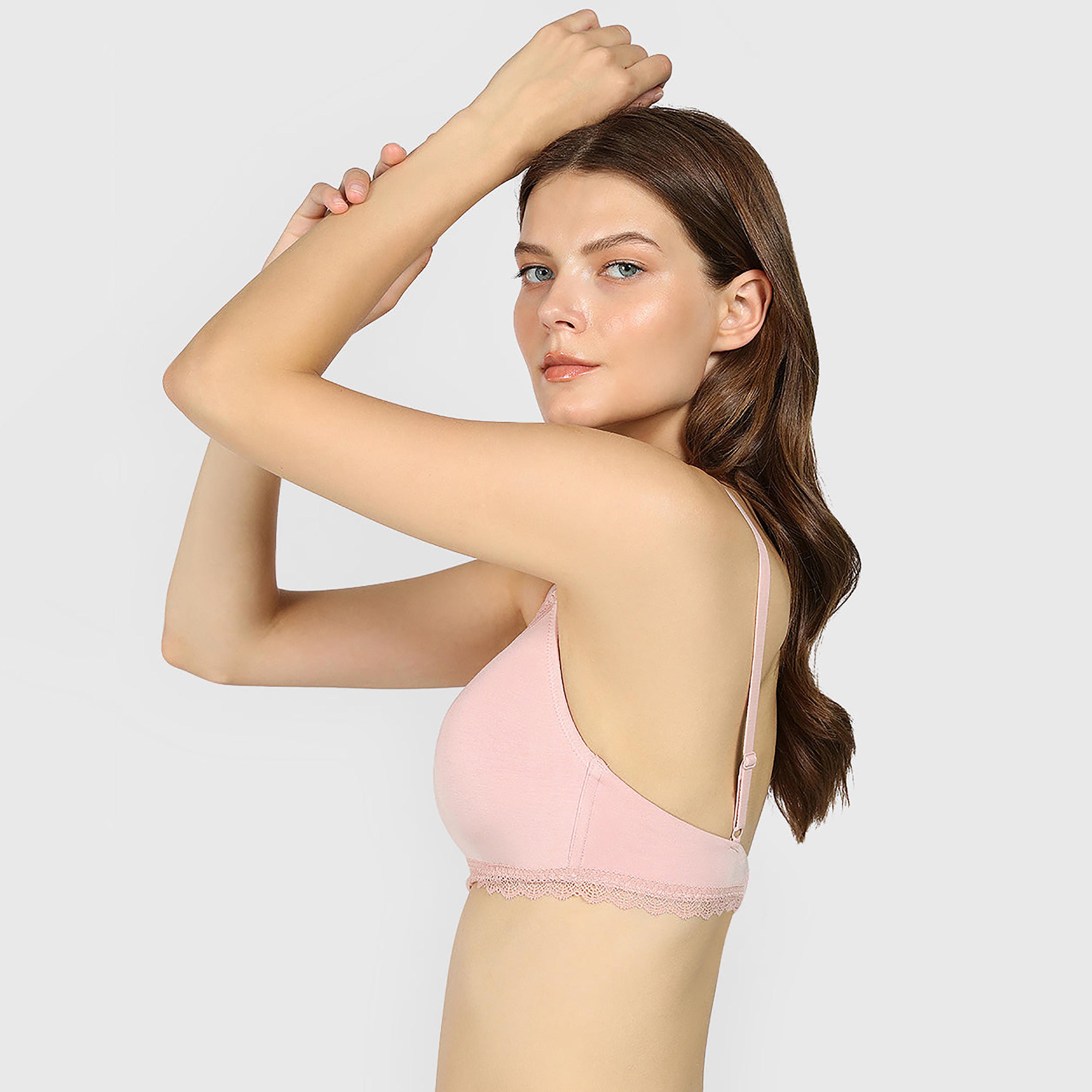 Isla & Evie Trendy Modal Non-Wired Medium Support Padded Women's Bralette-women-clothing-lingerie-bras-image-6