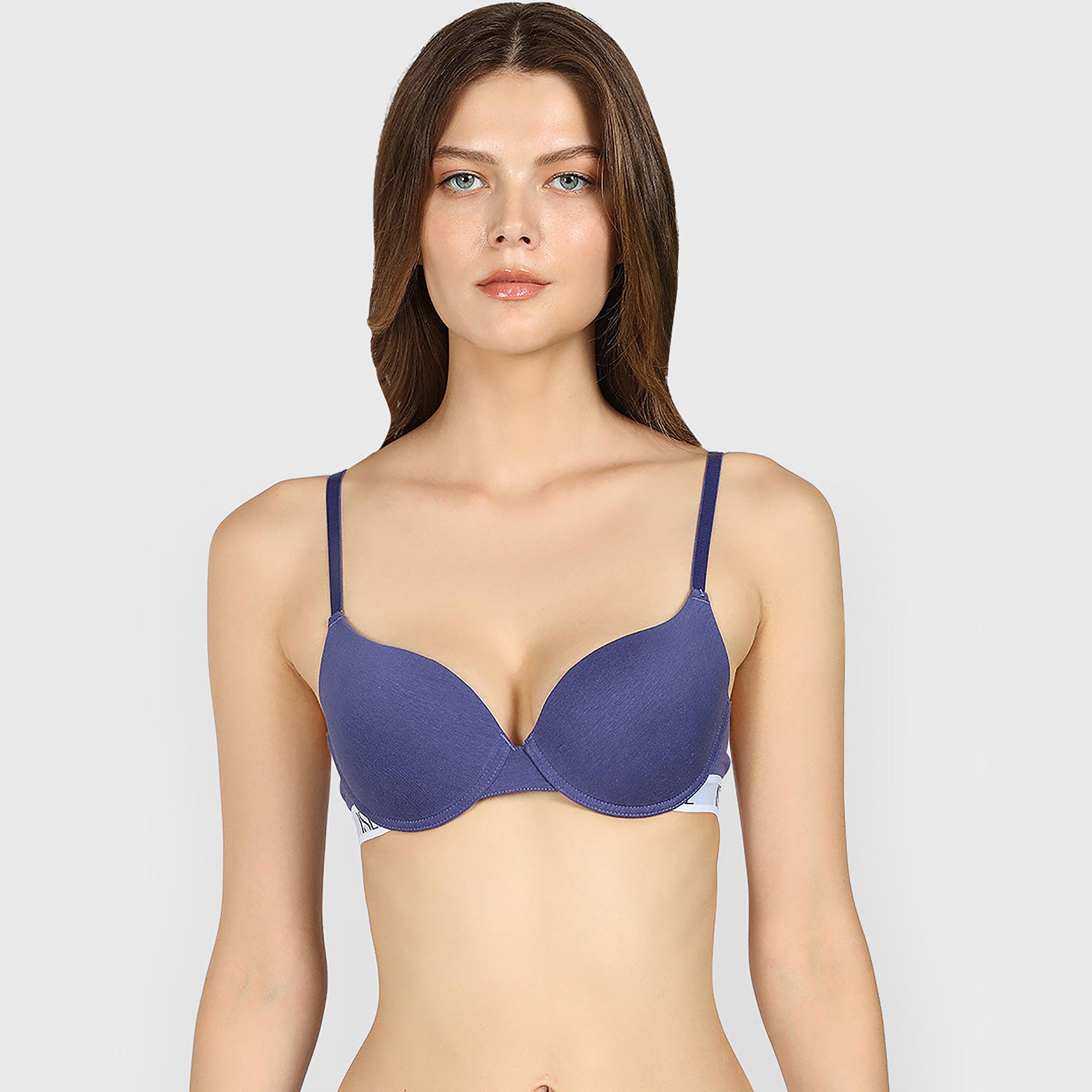 Isla & Evie Trend Cotton Wired Medium Support Padded Women's T-Shirt Bra-women-clothing-lingerie-bras-image-1