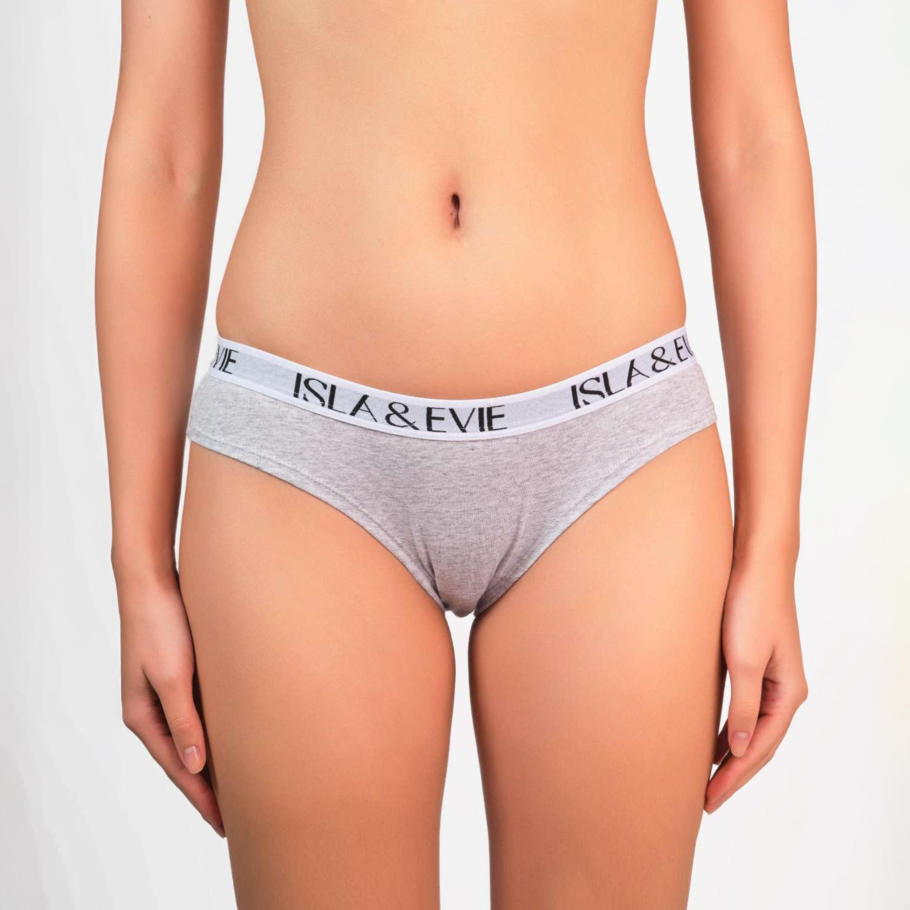 Isla & Evie Trendy Plain Medium Coverage Women's Cheeky Panty-women-clothing-lingerie-panties-image-1