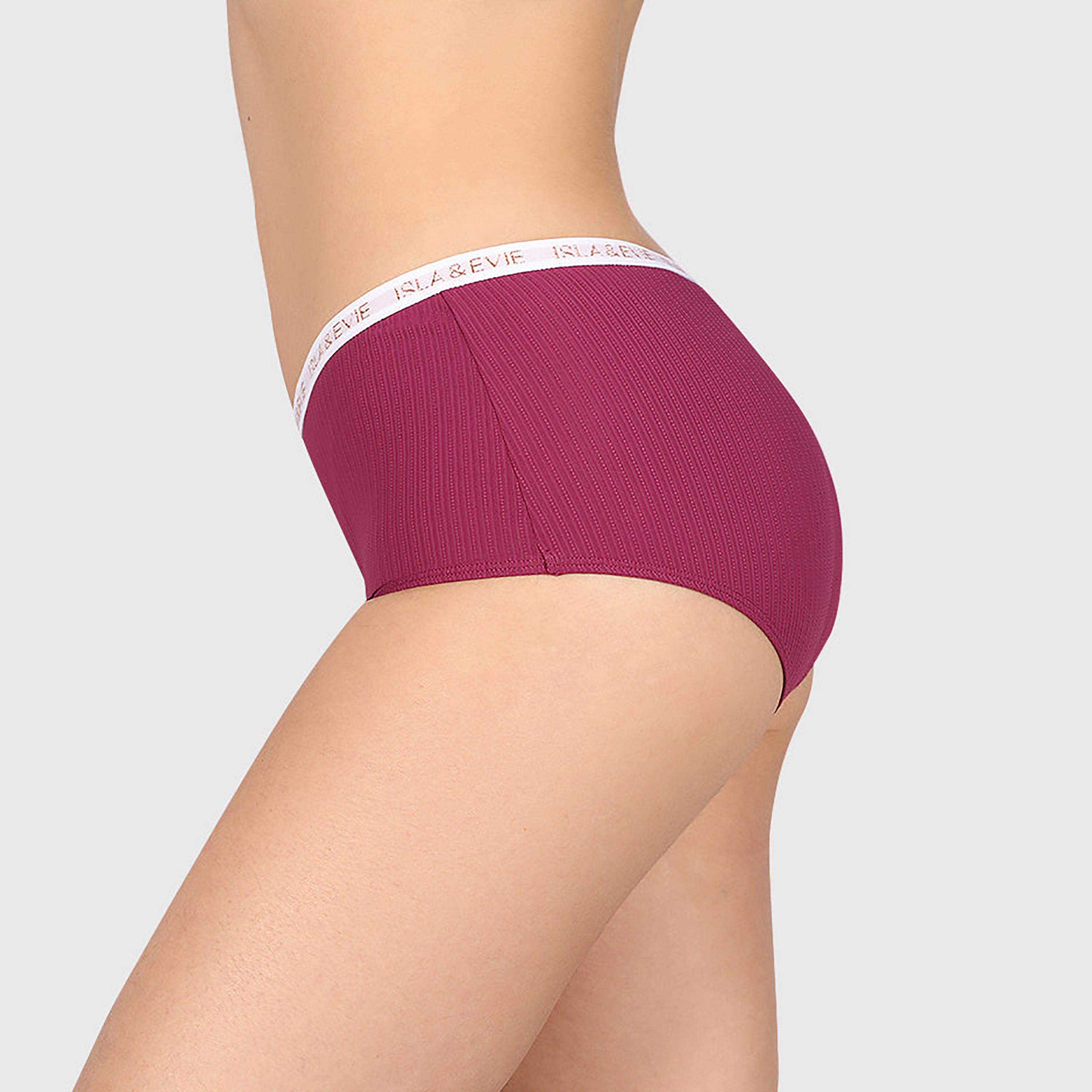 ملابس داخلية بوي شورت نسائي مضلع بتغطية كاملة تريند تريندي من إيسلا اند إيفي-women-clothing-lingerie-panties-image-2