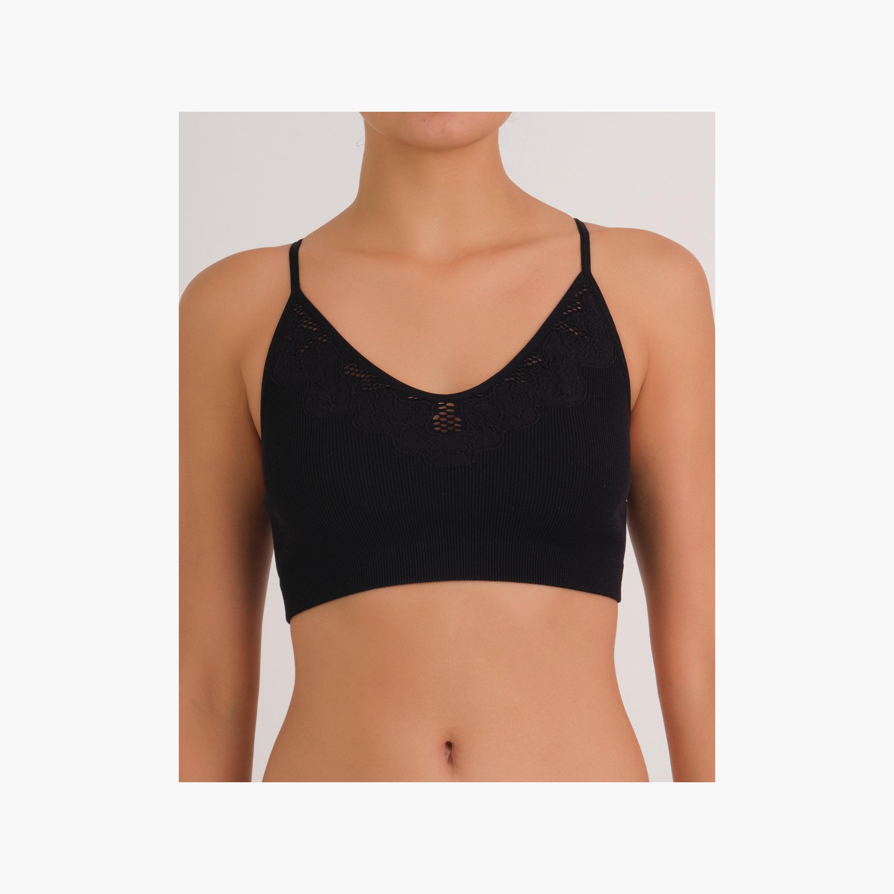 حمالة صدر نسائية براليت يومية بدون سلك بدعم خفيف وغير مبطنة من إيسلا آند إيفي-women-clothing-lingerie-bras-image-5