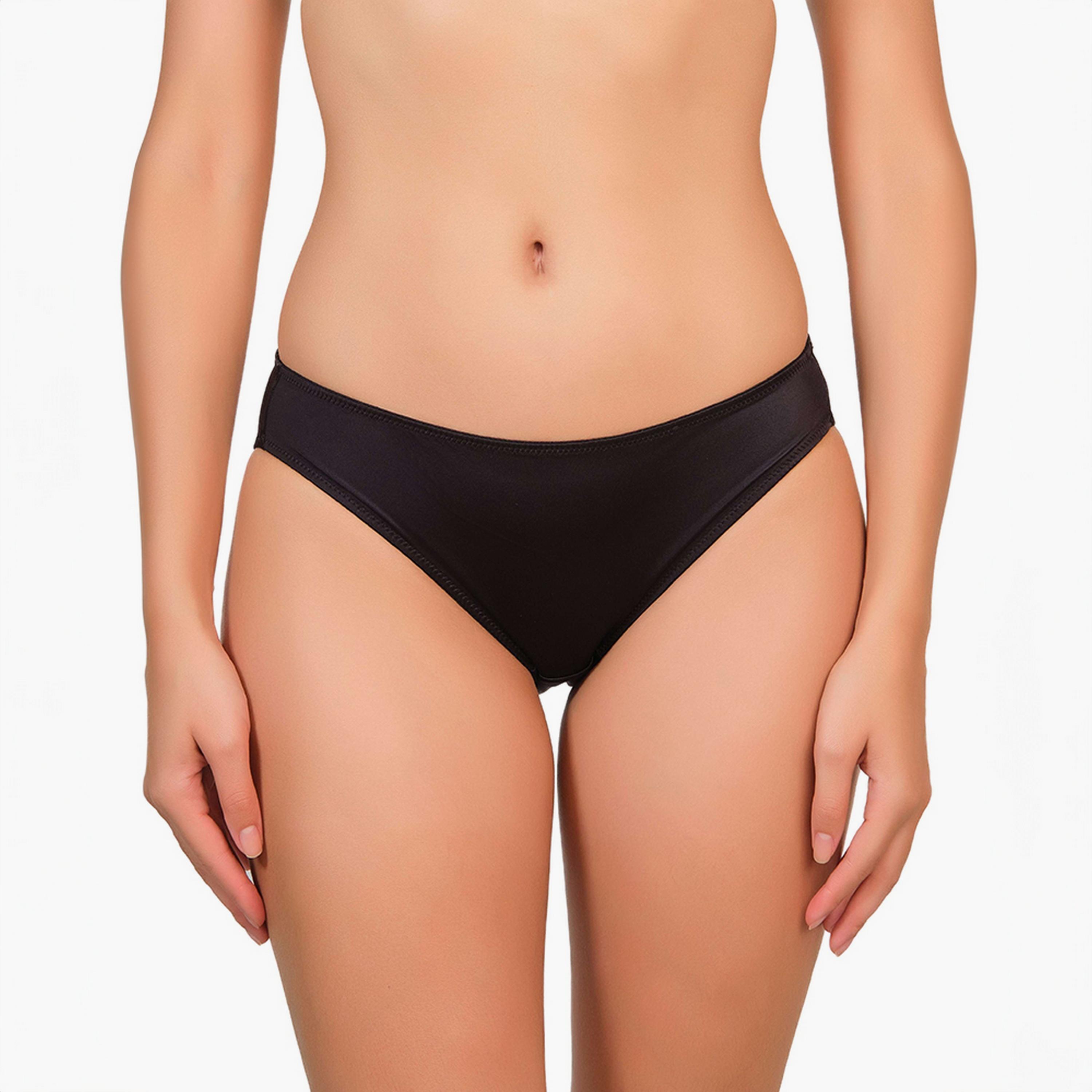 Isla & Evie Comfortable Everyday Medium Coverage Women's Bikini Panty-women-clothing-lingerie-panties-image-1