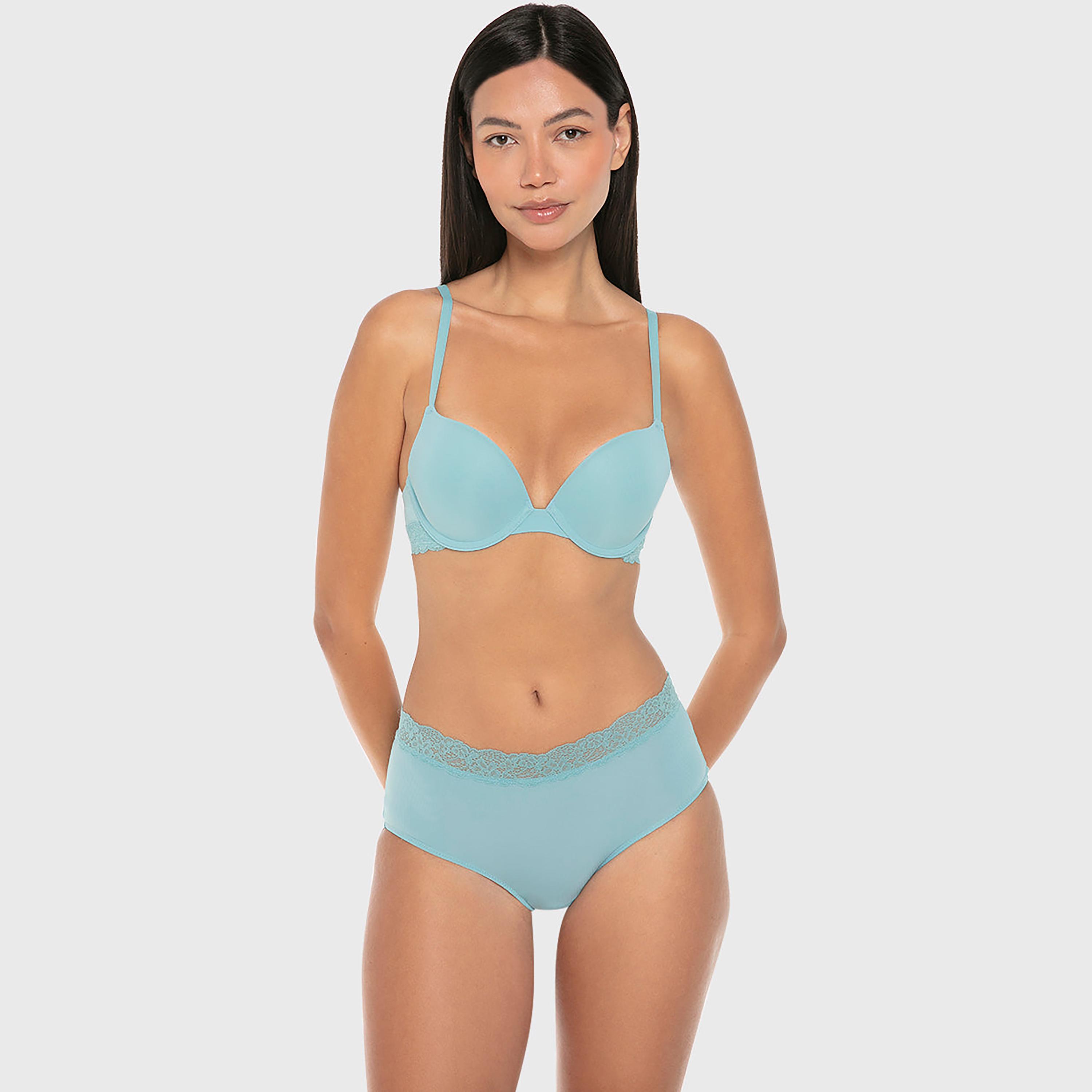 Isla & Evie Lace Trim Full Coverage Women's Boyshort-women-clothing-lingerie-panties-image-2
