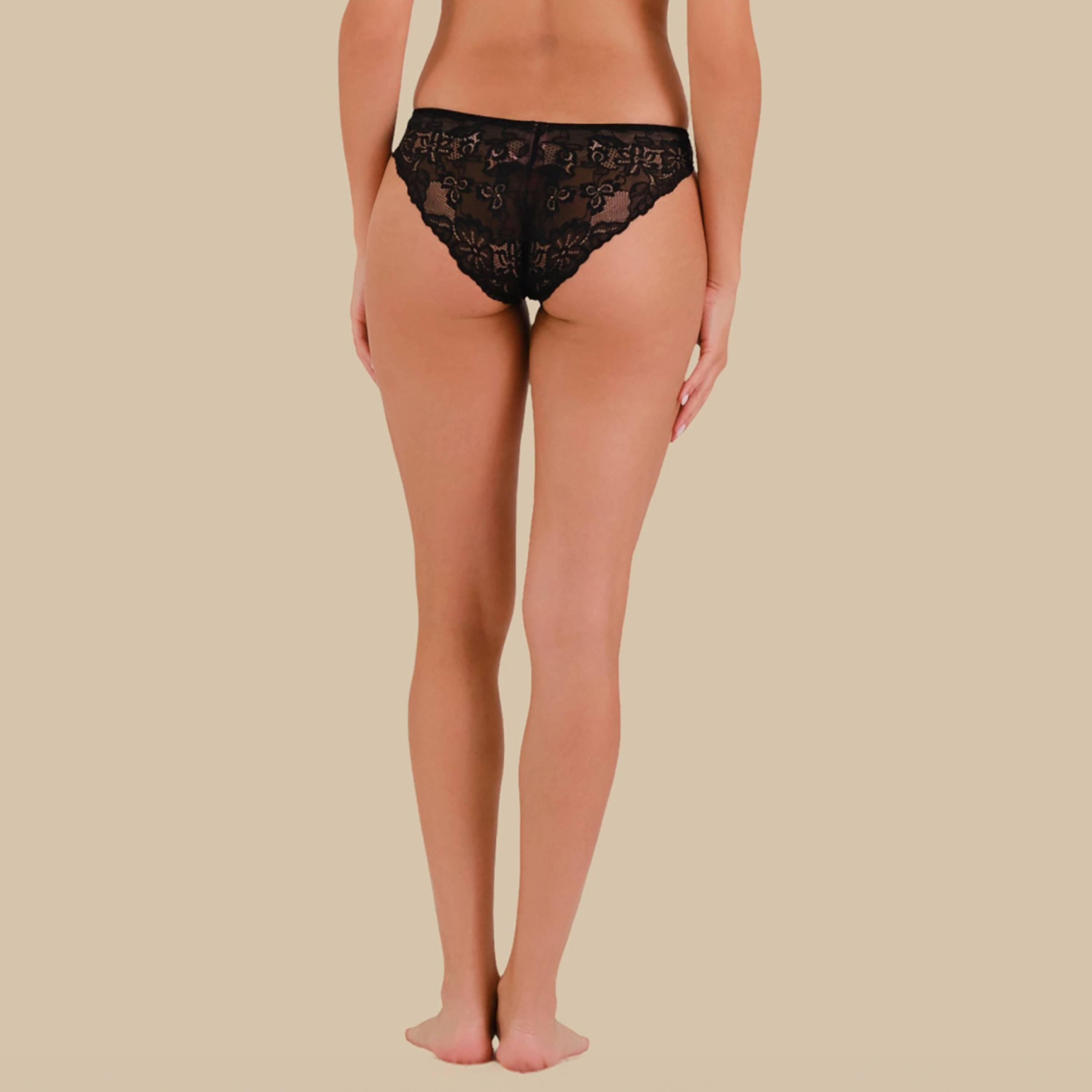 سروال داخلي نسائي متوسط التغطية من الدانتيل من إيسلا اند إيفي-women-clothing-lingerie-panties-image-3