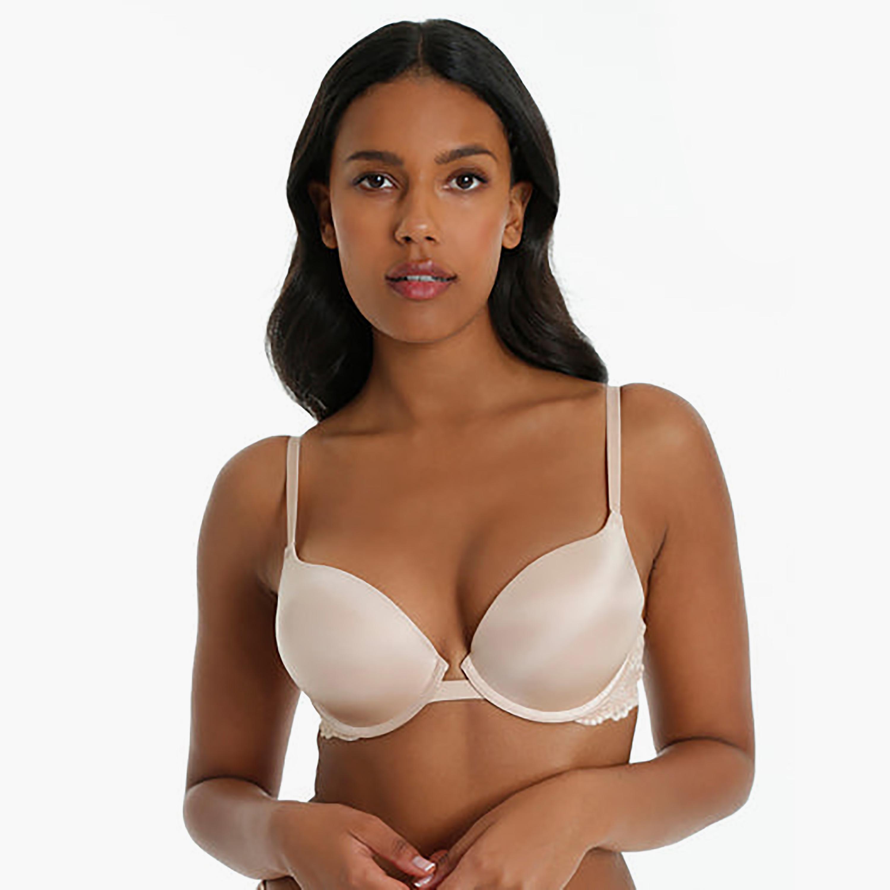 حمالة صدر نسائية مبطنة بالدانتيل بسلك ودعم عالي مع حشوة بوش-أب من إيسلا آند إيفي-women-clothing-lingerie-bras-image-1