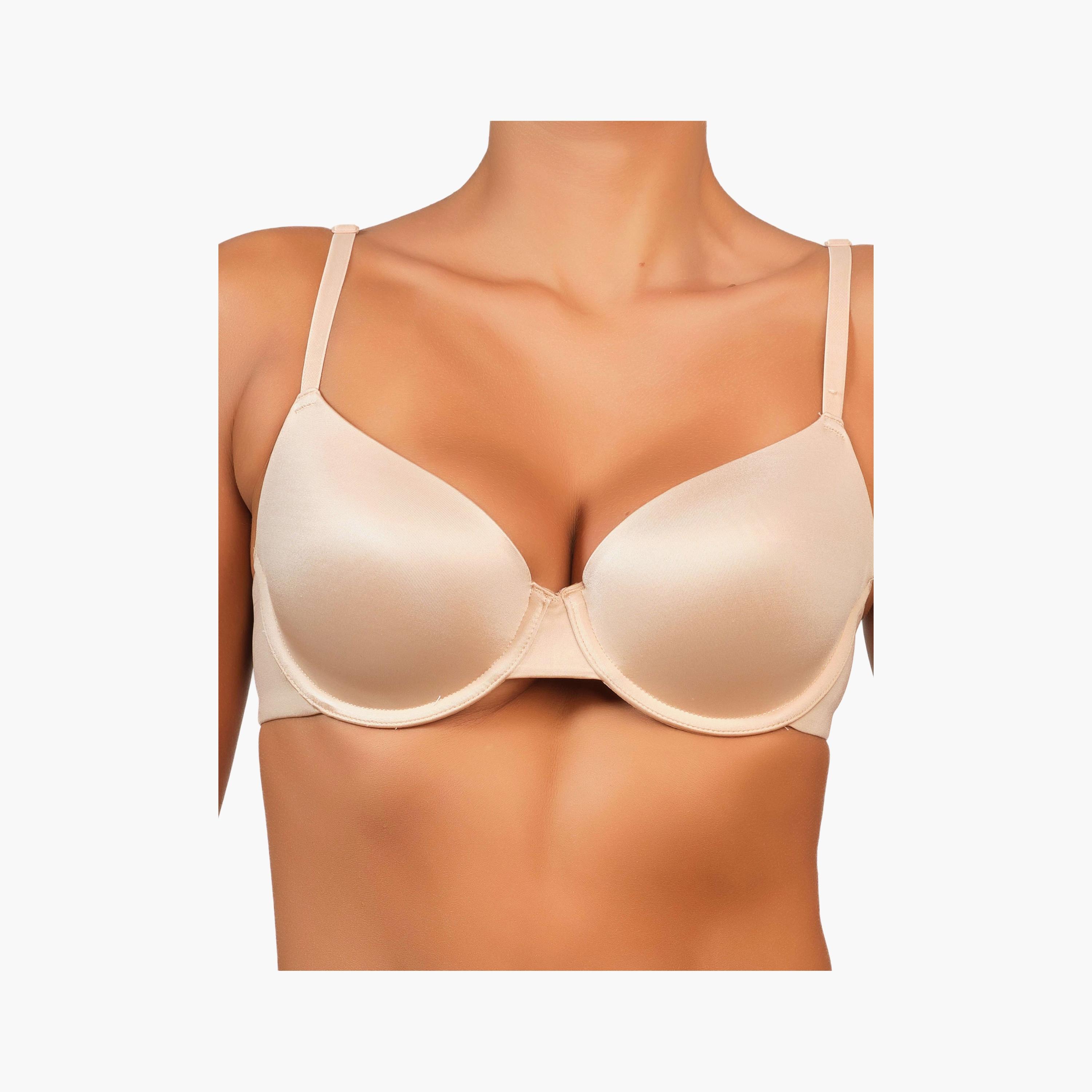 Isla & Evie Everyday Wired Medium Support Lightly Lined Women's Demi Bra-women-clothing-lingerie-bras-image-1