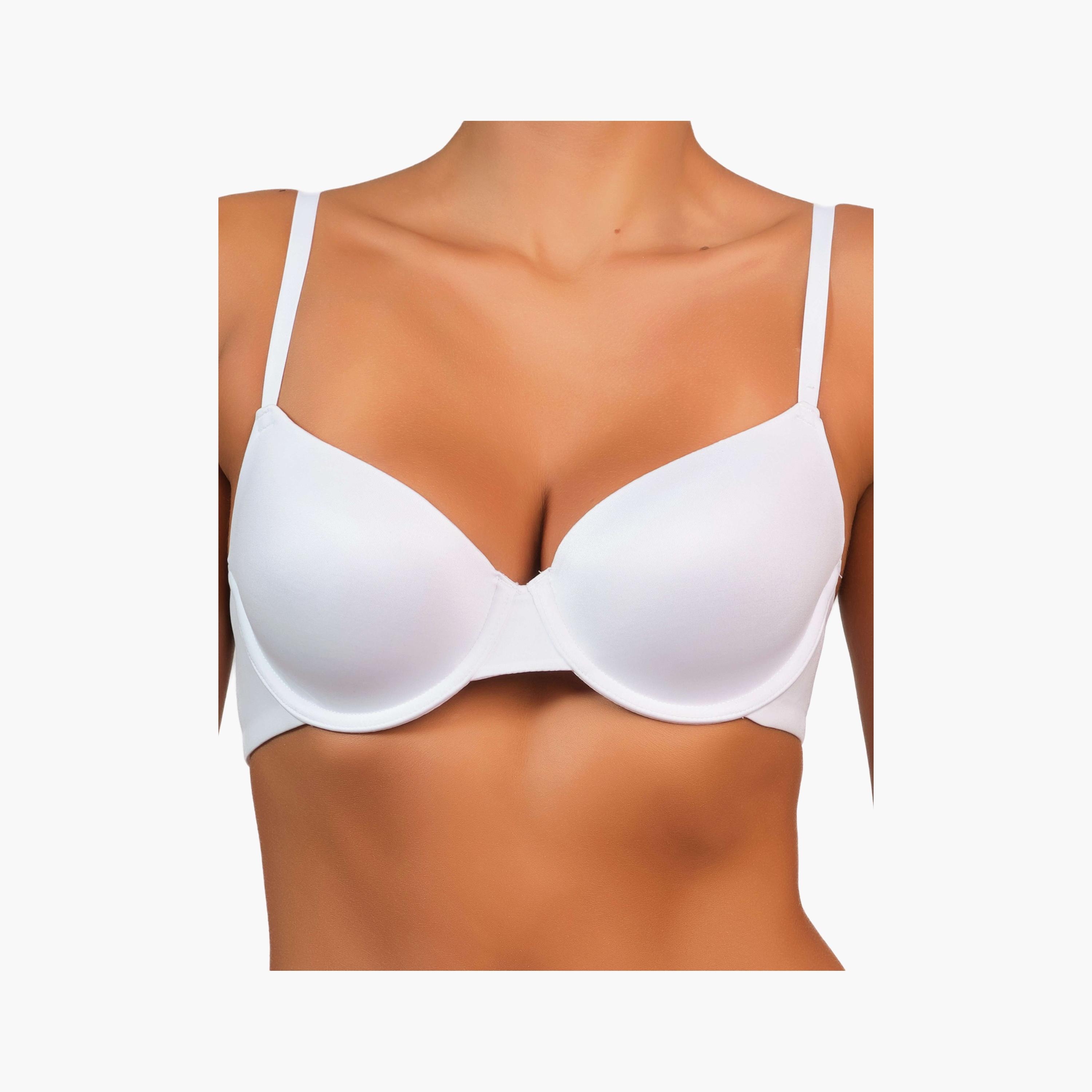 Isla & Evie Everyday Wired Medium Support Lightly Lined Women's Demi Bra-women-clothing-lingerie-bras-image-4