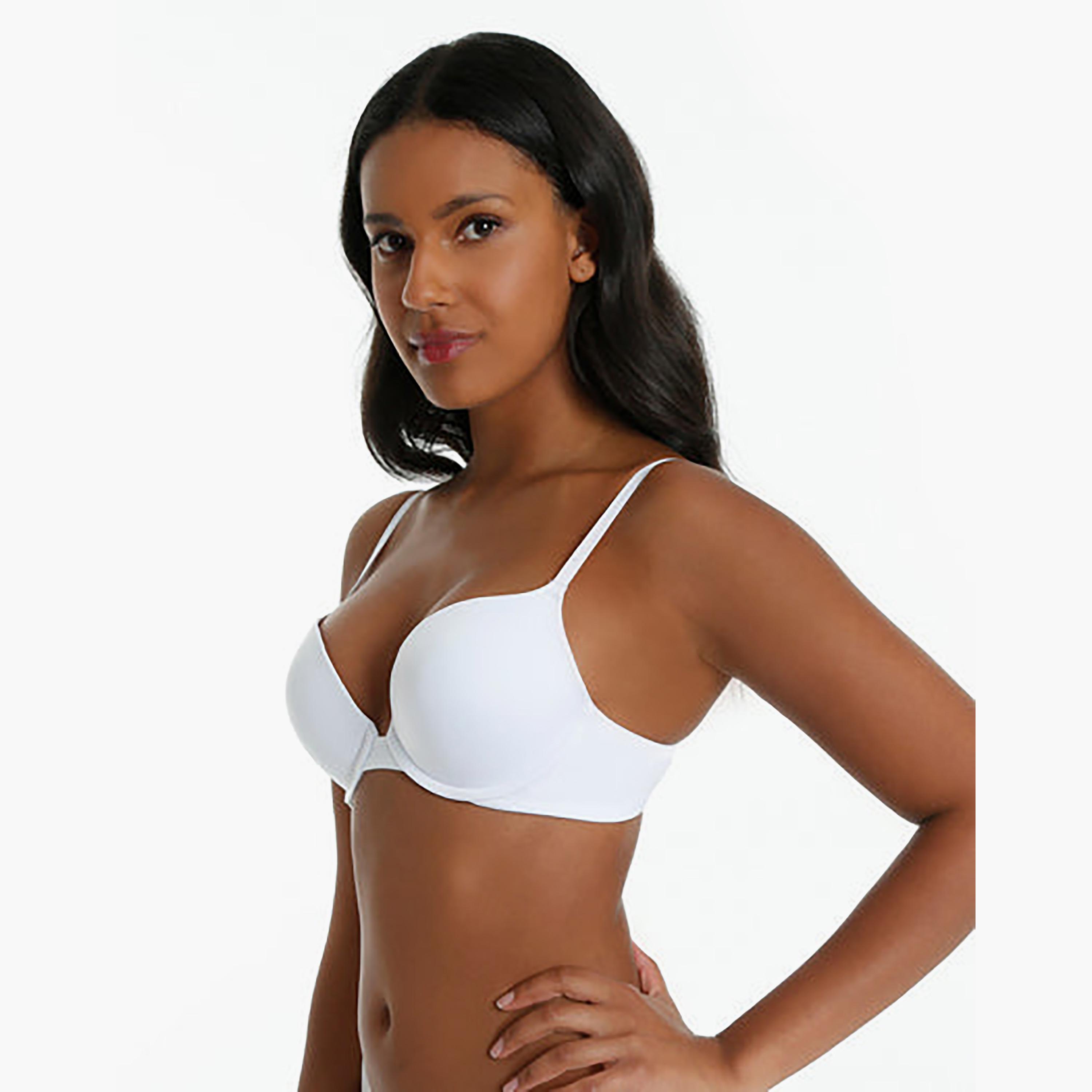 La Senza Everyday Lightly Padded Wired Medium Support White Women's Push-Up Bra-women-clothing-lingerie-bras-image-2