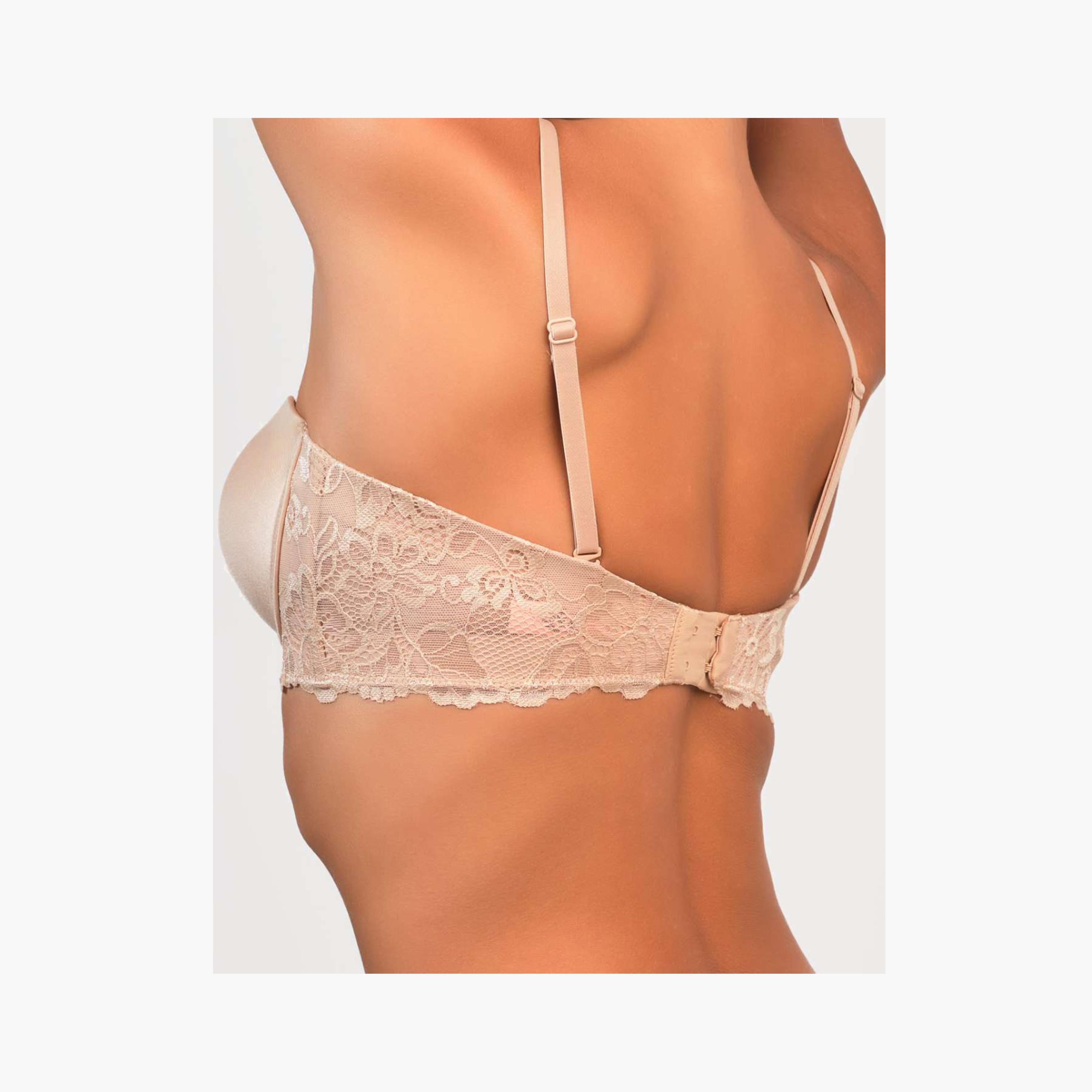 Isla & Evie Lace Wired Medium Support Lightly Lined Women's Strapless Bra-women-clothing-lingerie-bras-image-3
