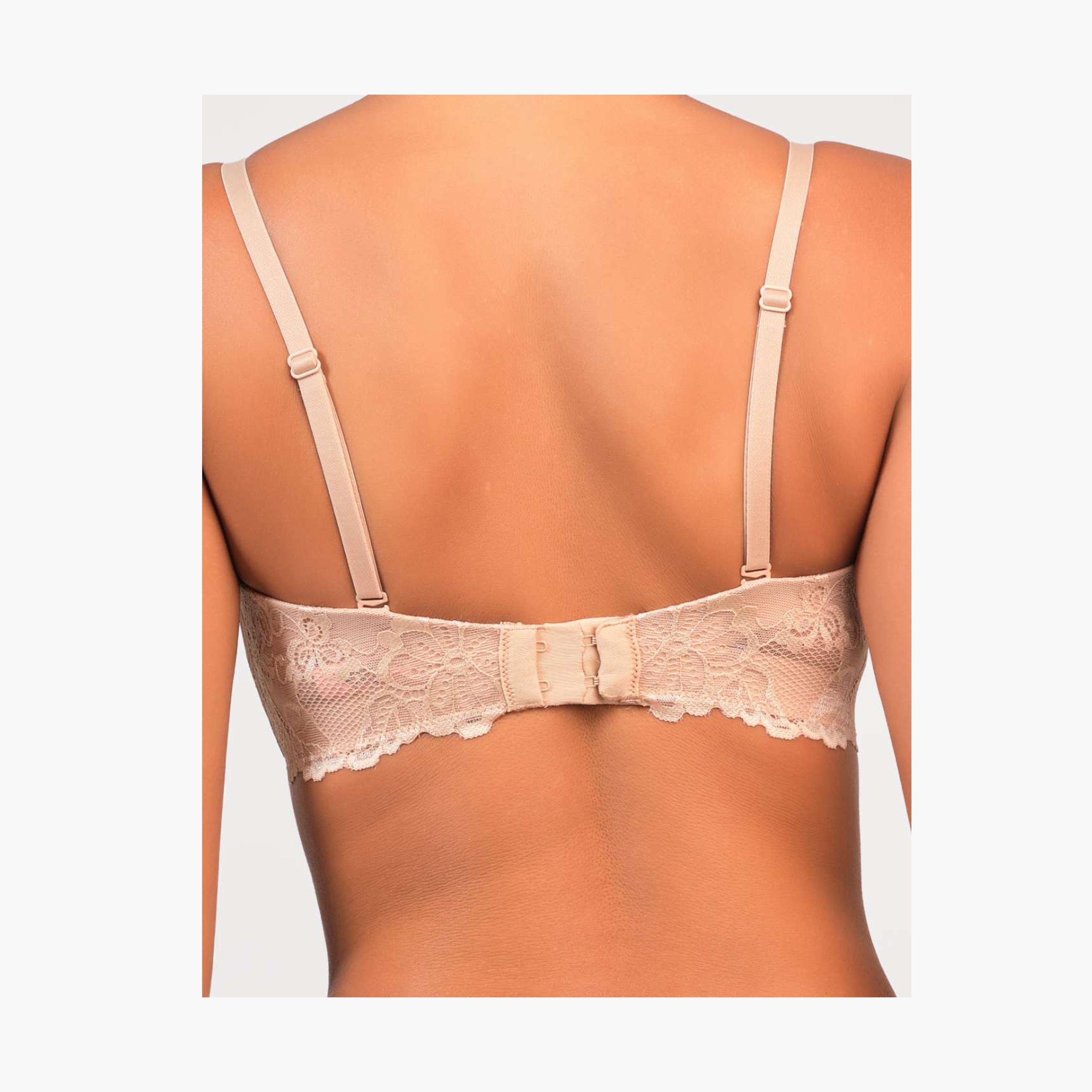 Isla & Evie Lace Wired Medium Support Lightly Lined Women's Strapless Bra-women-clothing-lingerie-bras-image-4