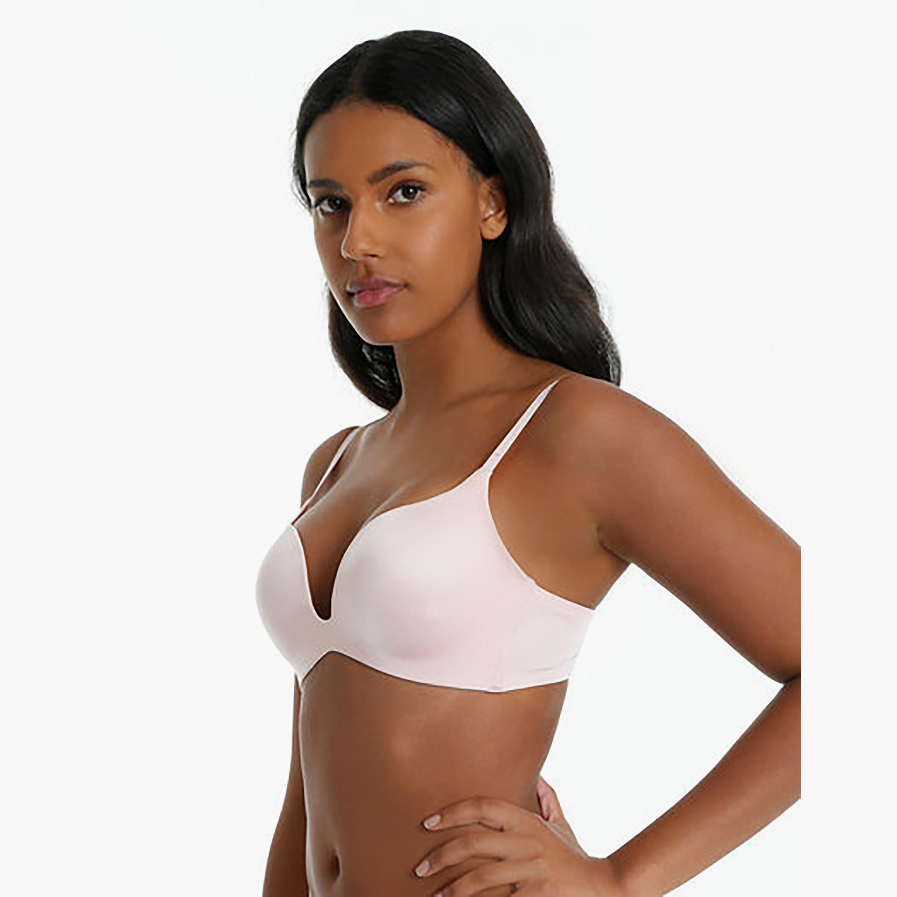 حمالة صدر نسائية بدون سلك بدعم خفيف وغير مبطنة بتصميم بلانج من إيسلا آند إيفي-women-clothing-lingerie-bras-image-5