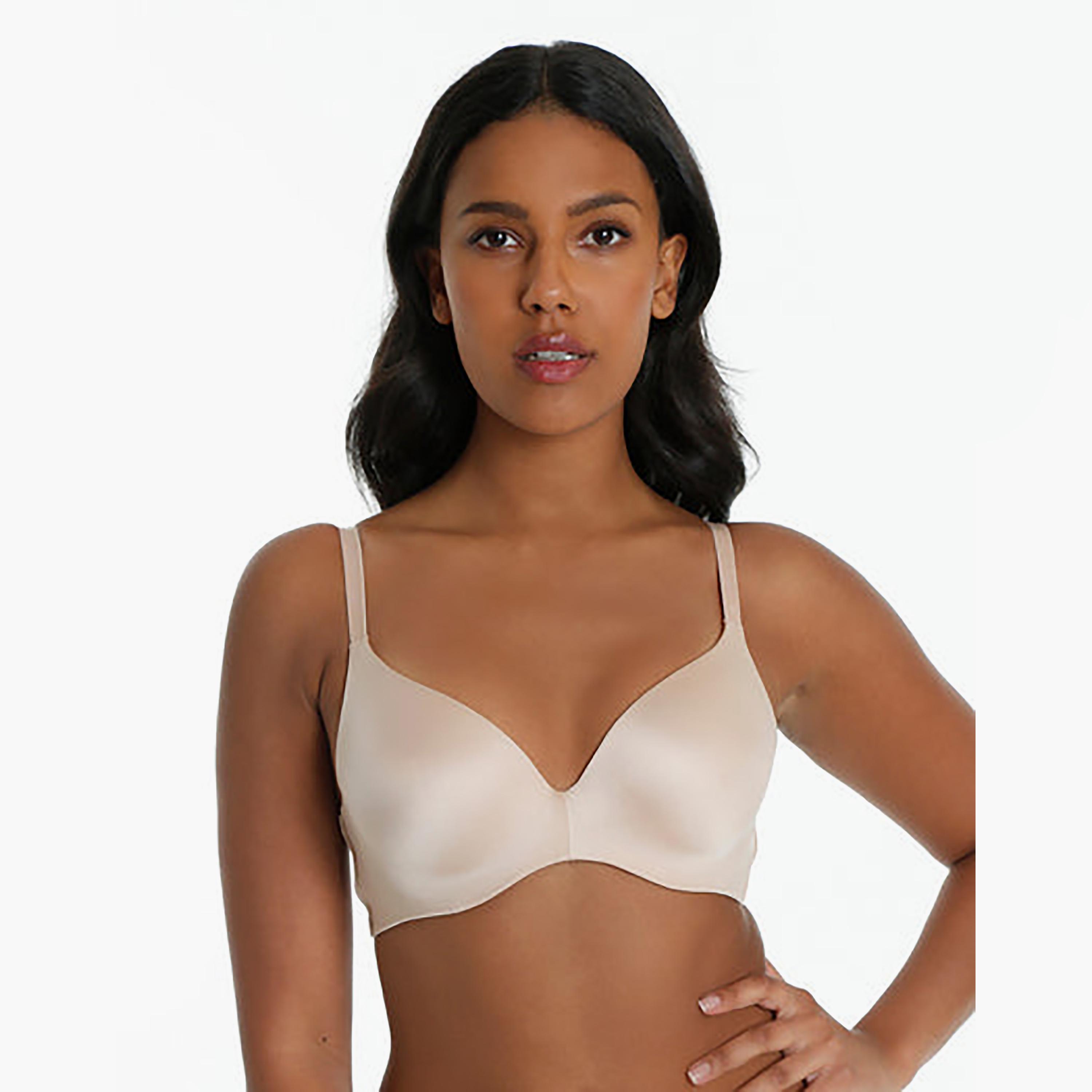 La Senza Everyday Lightly Padded Non-Wired Medium Support White Women's Plunge Bra-women-clothing-lingerie-bras-image-1