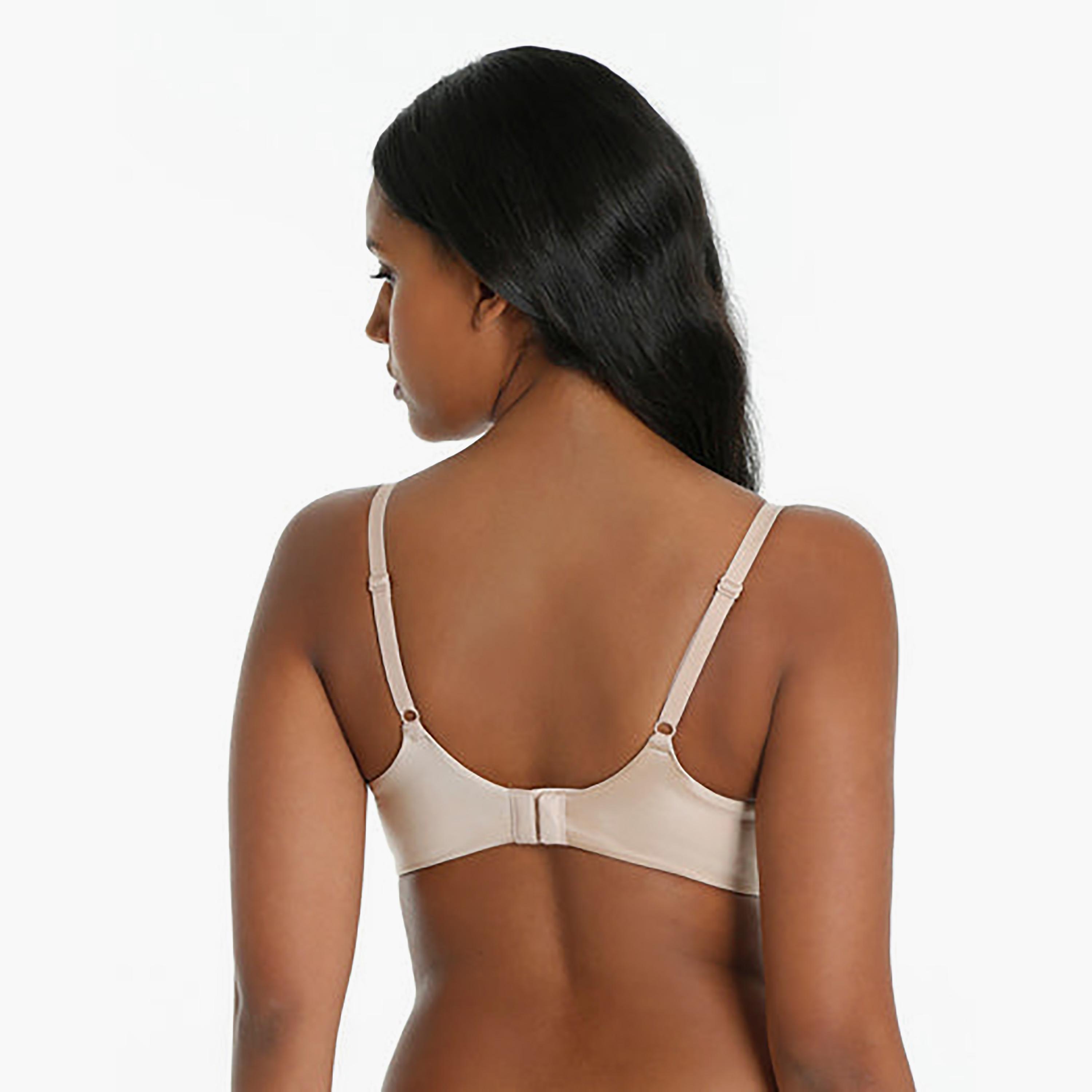La Senza Everyday Lightly Padded Non-Wired Medium Support White Women's Plunge Bra-women-clothing-lingerie-bras-image-3