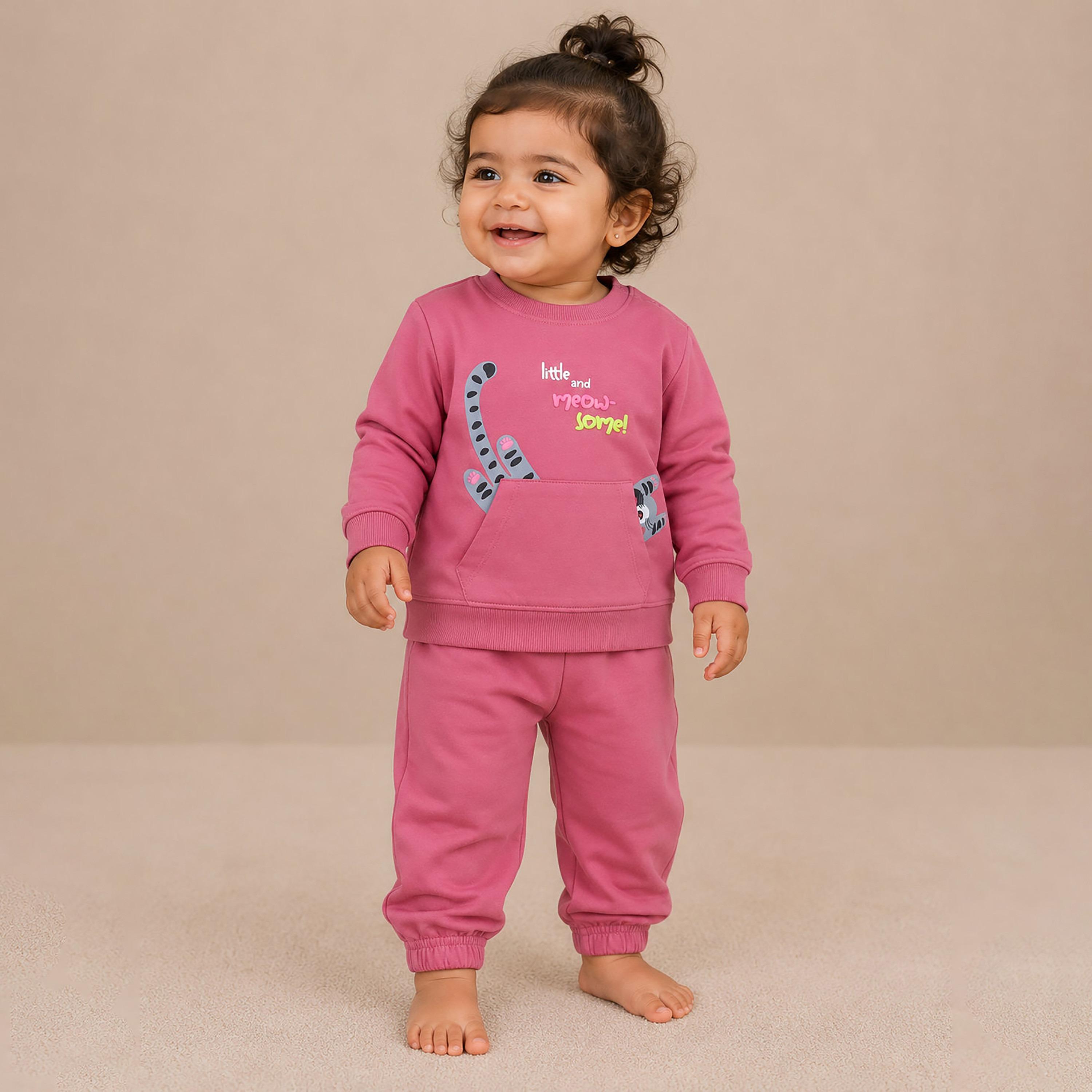 Victor and Jane 2-Piece Long Sleeves Sweatshirt & Joggers-baby-girls-clothing-setsandcoords-image-1