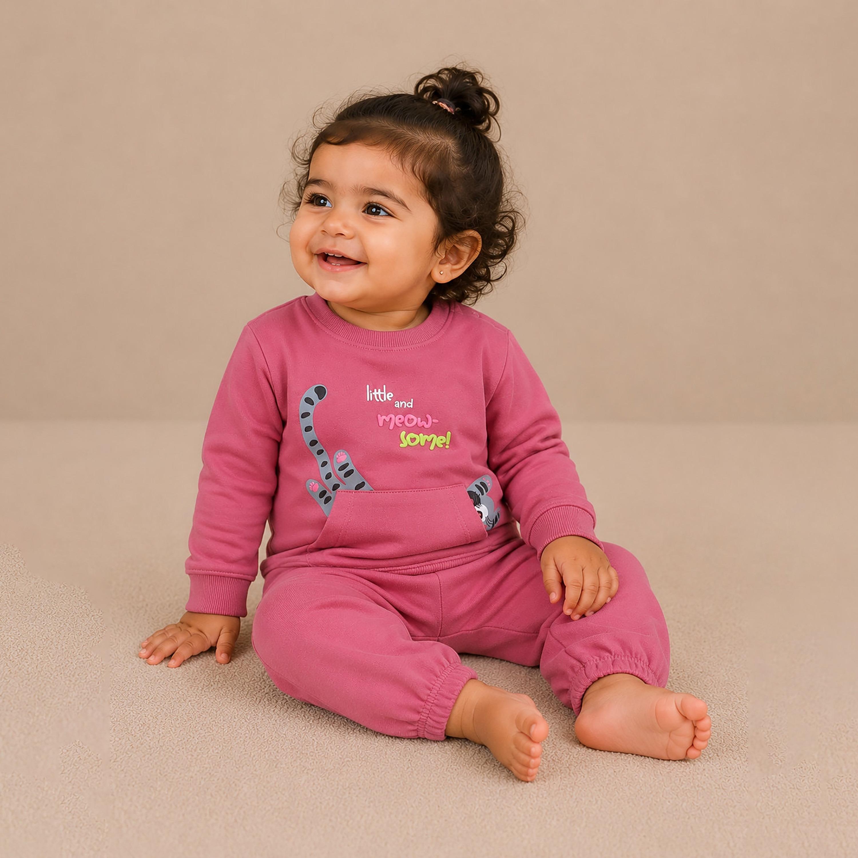Victor and Jane 2-Piece Long Sleeves Sweatshirt & Joggers-baby-girls-clothing-setsandcoords-image-2