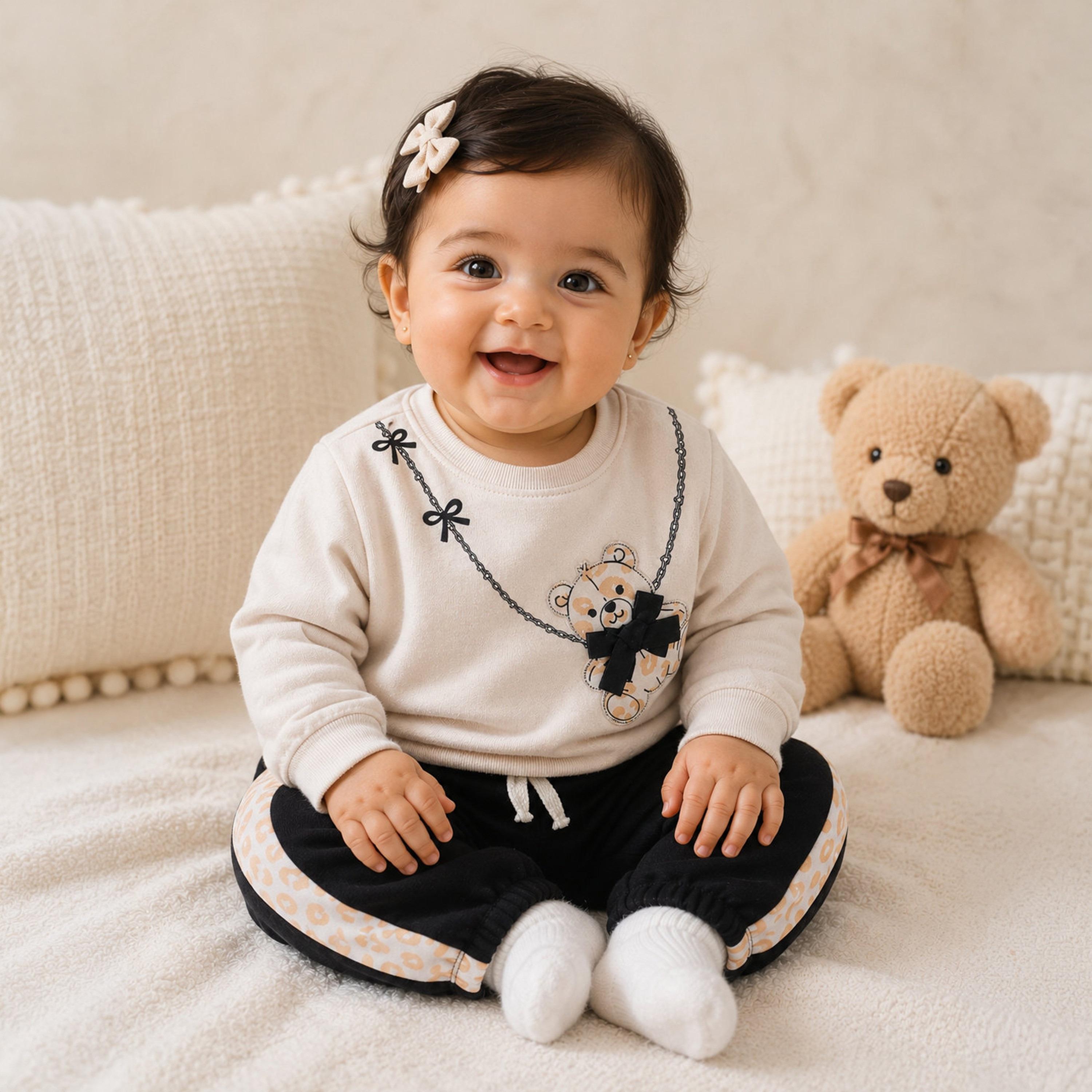 Victor and Jane 2-Piece Long Sleeves Sweatshirt & Joggers-baby-girls-clothing-setsandcoords-image-1