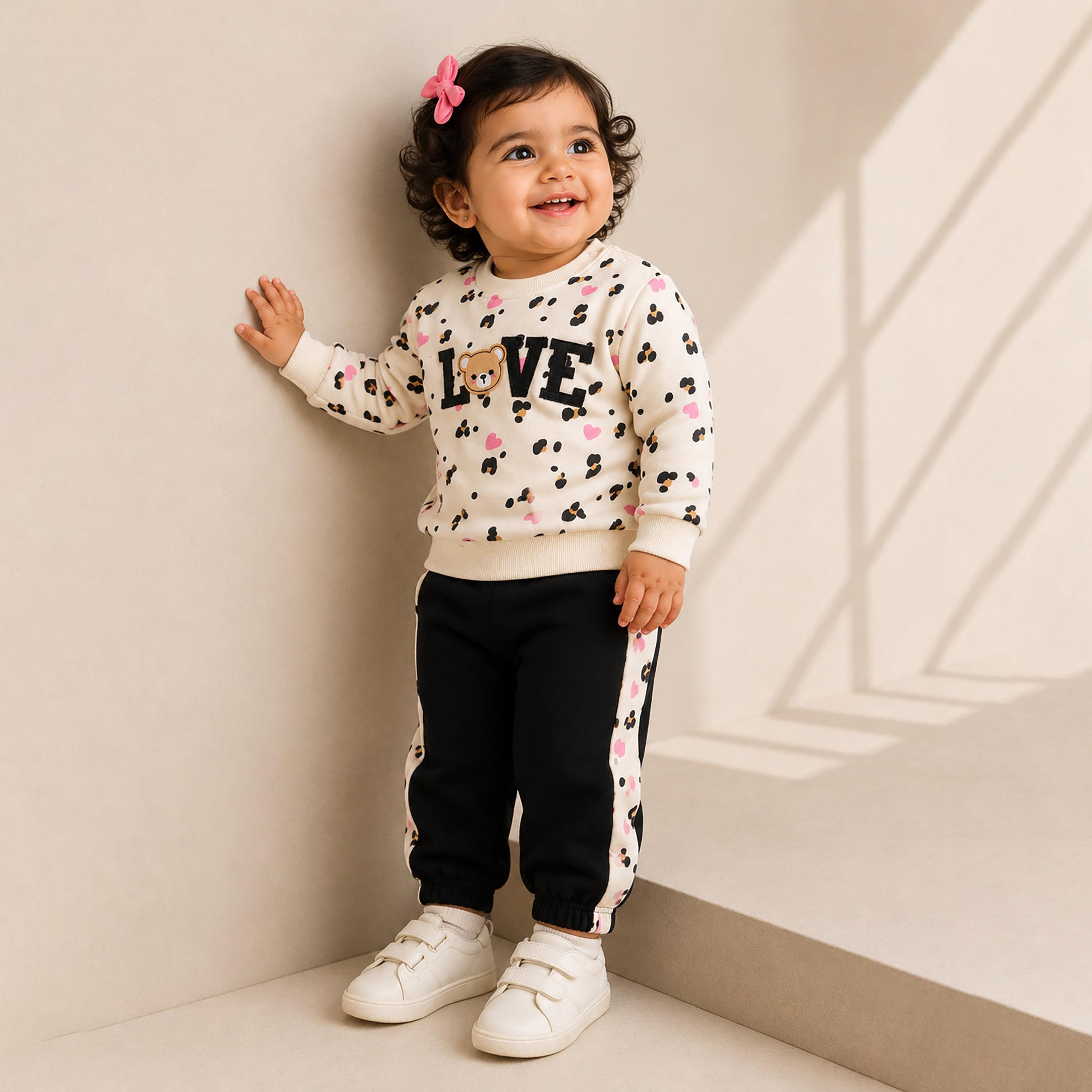 Victor and Jane 2-Piece Printed Sweatshirt & Joggers-baby-girls-clothing-setsandcoords-image-1