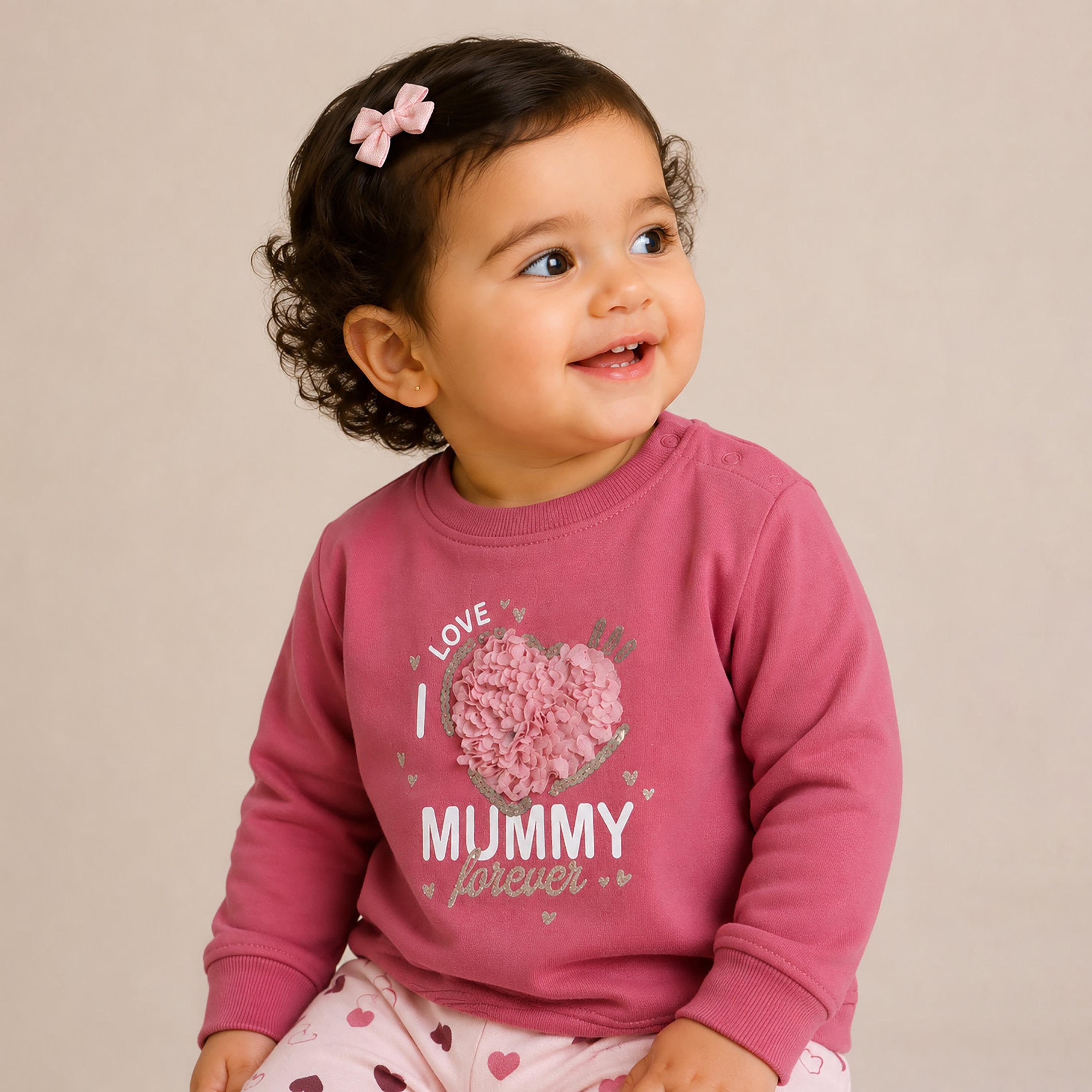 Victor and Jane 2-Piece Long Sleeves Sweatshirt & Printed Joggers-baby-girls-clothing-setsandcoords-image-6