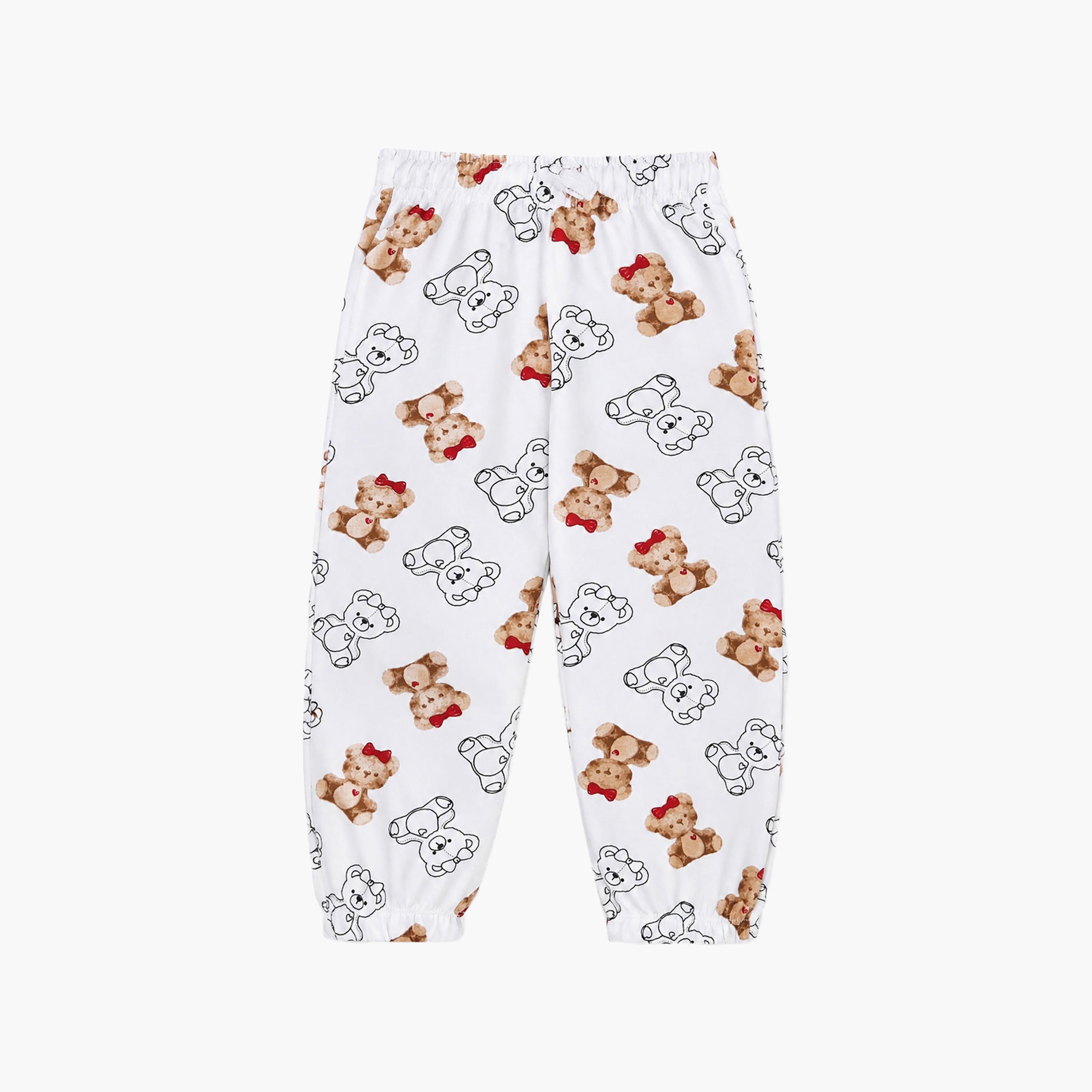 Victor and Jane 2-Piece Long Sleeves Sweatshirt & Printed Joggers-baby-girls-clothing-setsandcoords-image-5