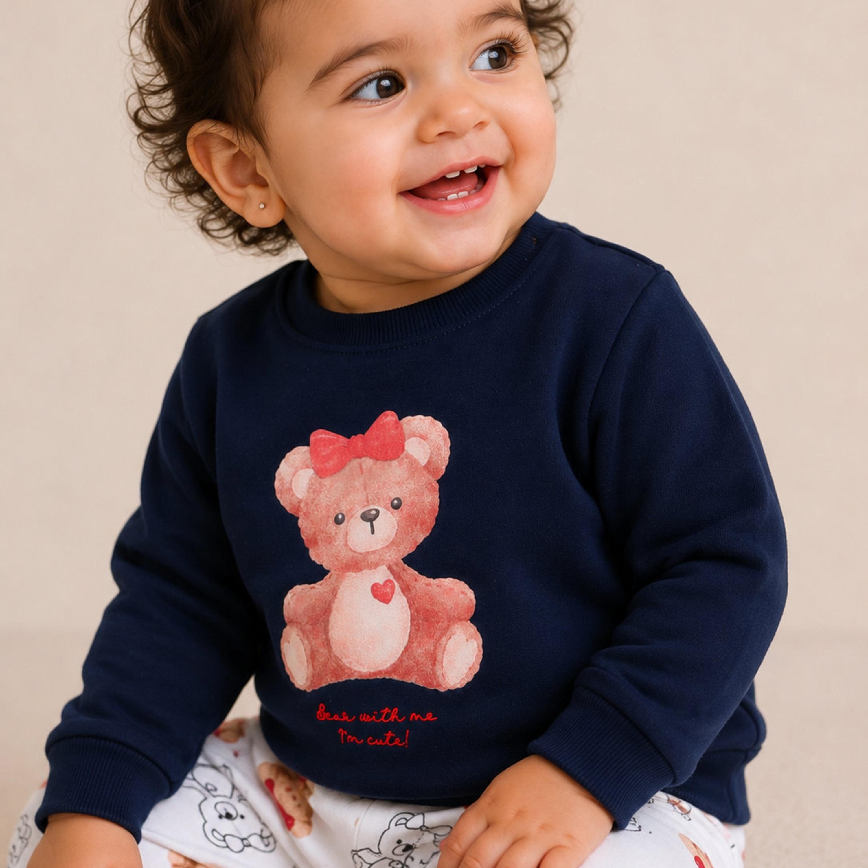 Victor and Jane 2-Piece Long Sleeves Sweatshirt & Printed Joggers-baby-girls-clothing-setsandcoords-image-6