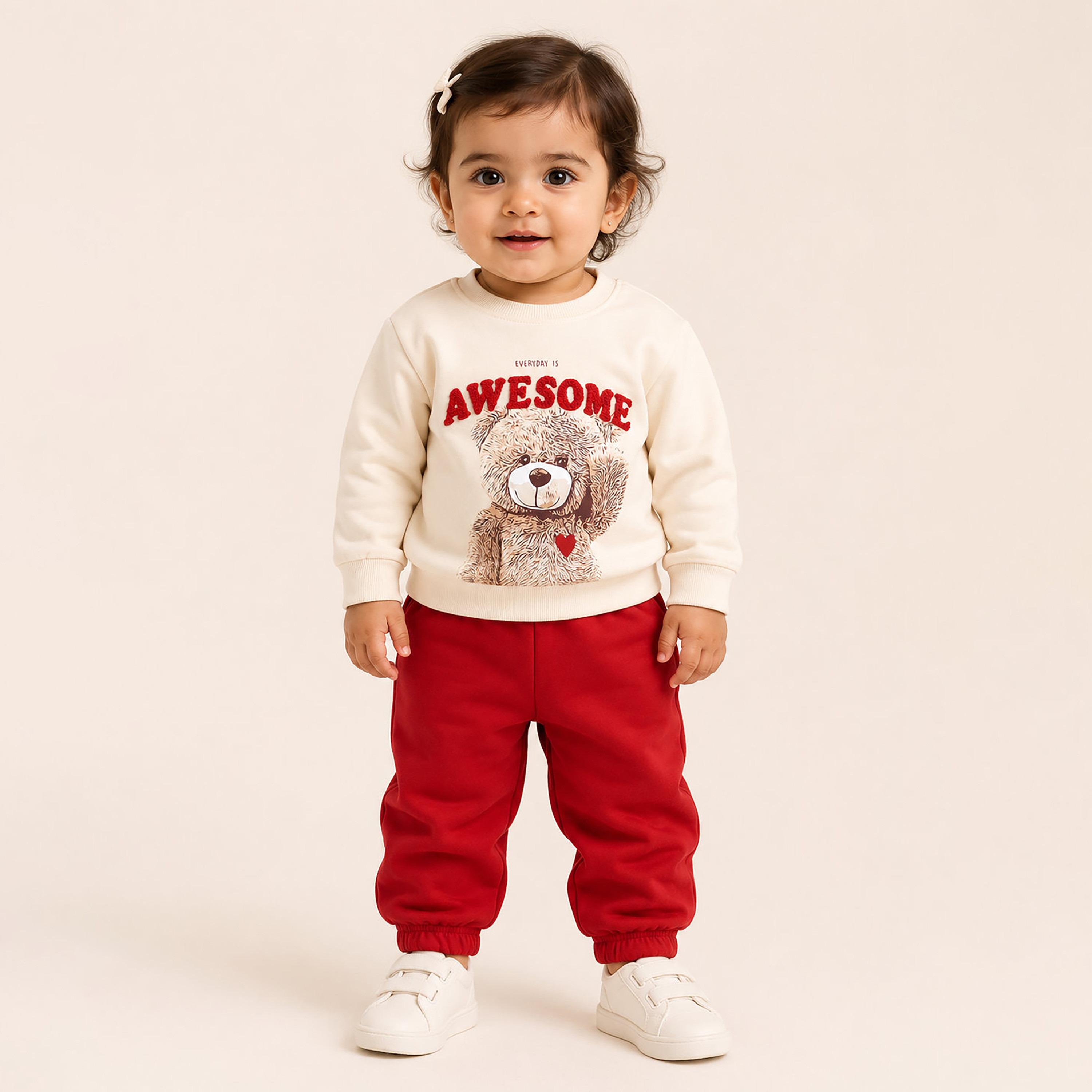 Victor and Jane 2-Piece Long Sleeves Sweatshirt & Joggers-baby-girls-clothing-setsandcoords-image-1