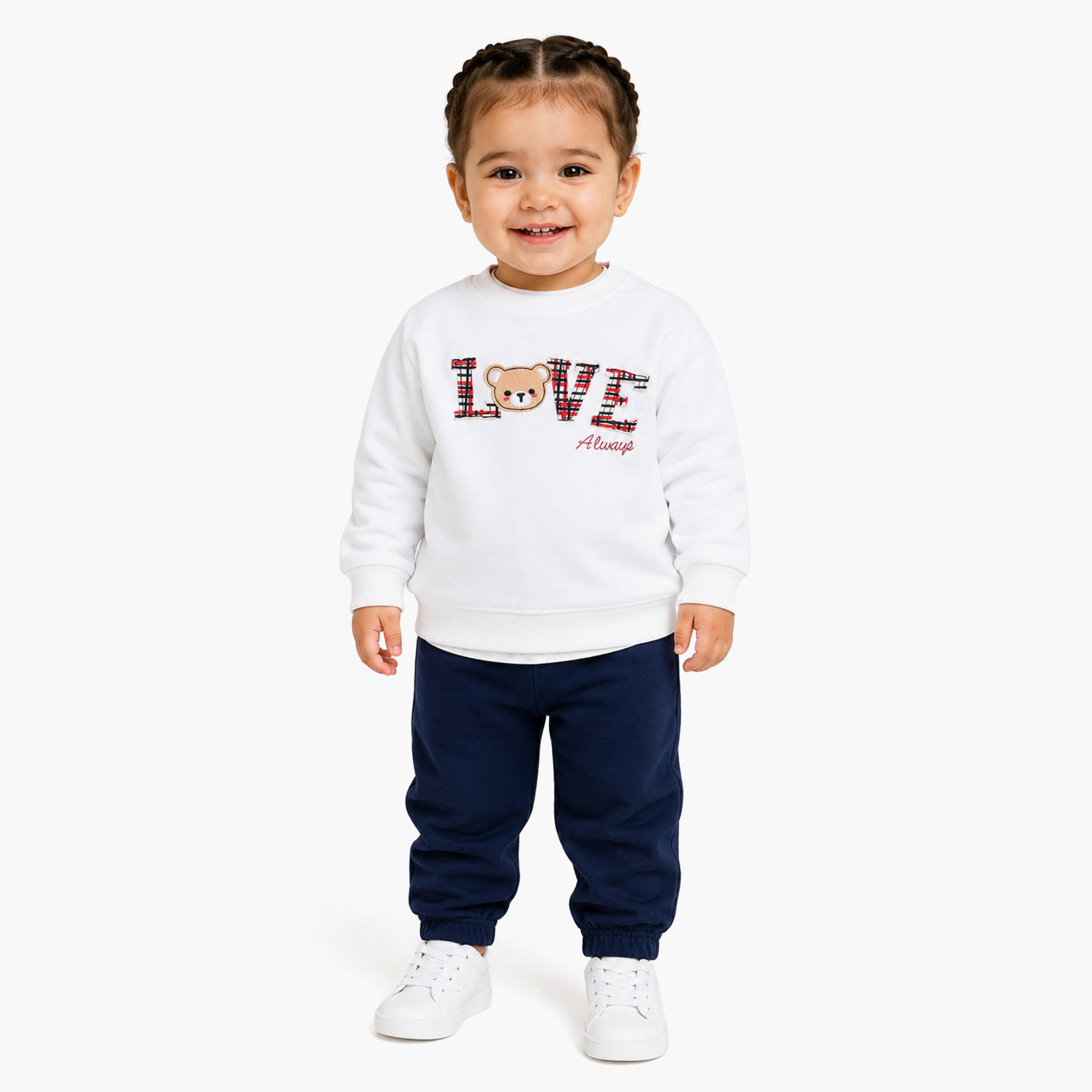 Victor and Jane 2-Piece Long Sleeves Sweatshirt & Joggers-baby-girls-clothing-setsandcoords-image-1