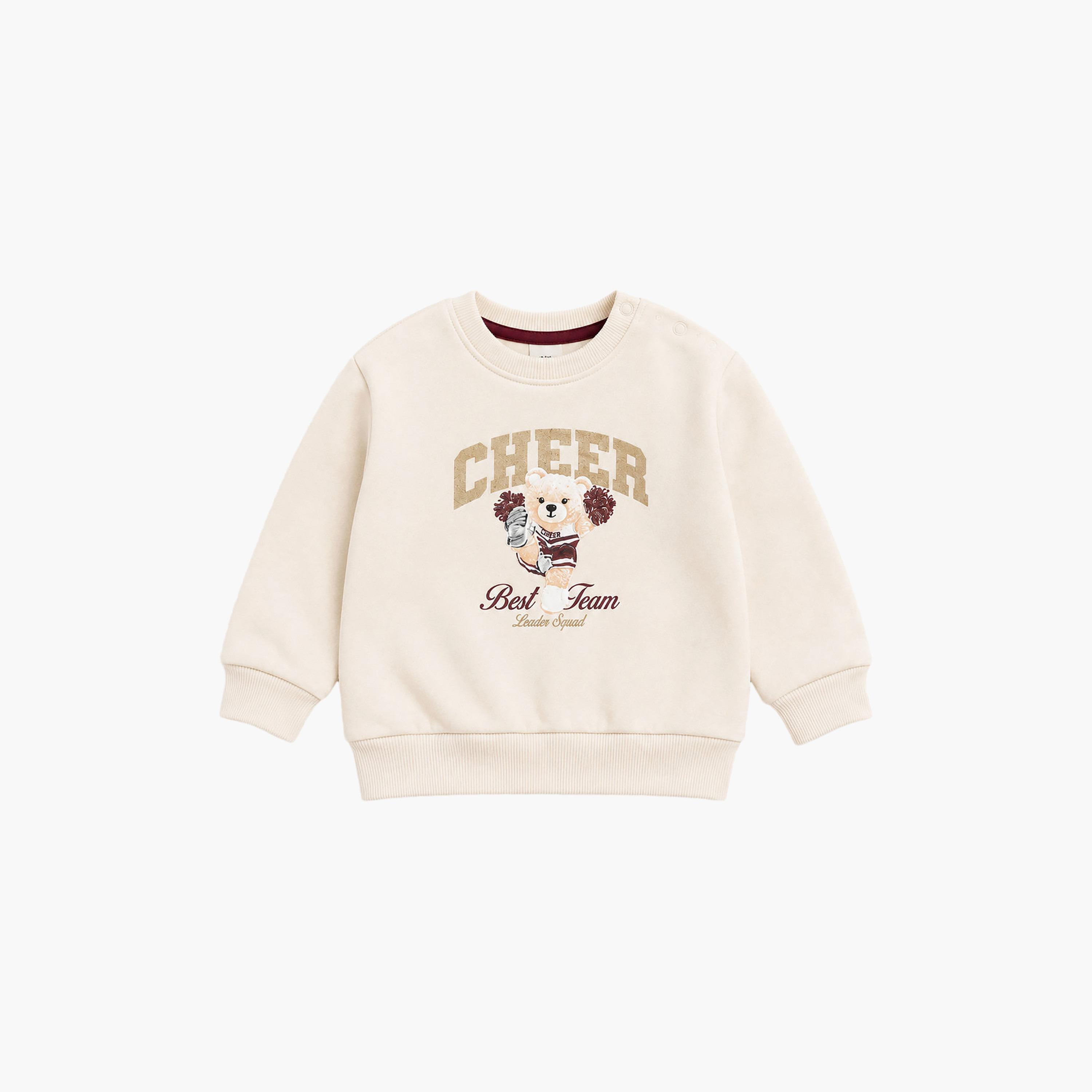 طقم قطعتين سويت شيرت بأكمام طويلة وبنطال رياضي (جوغر) من فيكتور أند جين-baby-girls-clothing-setsandcoords-image-4