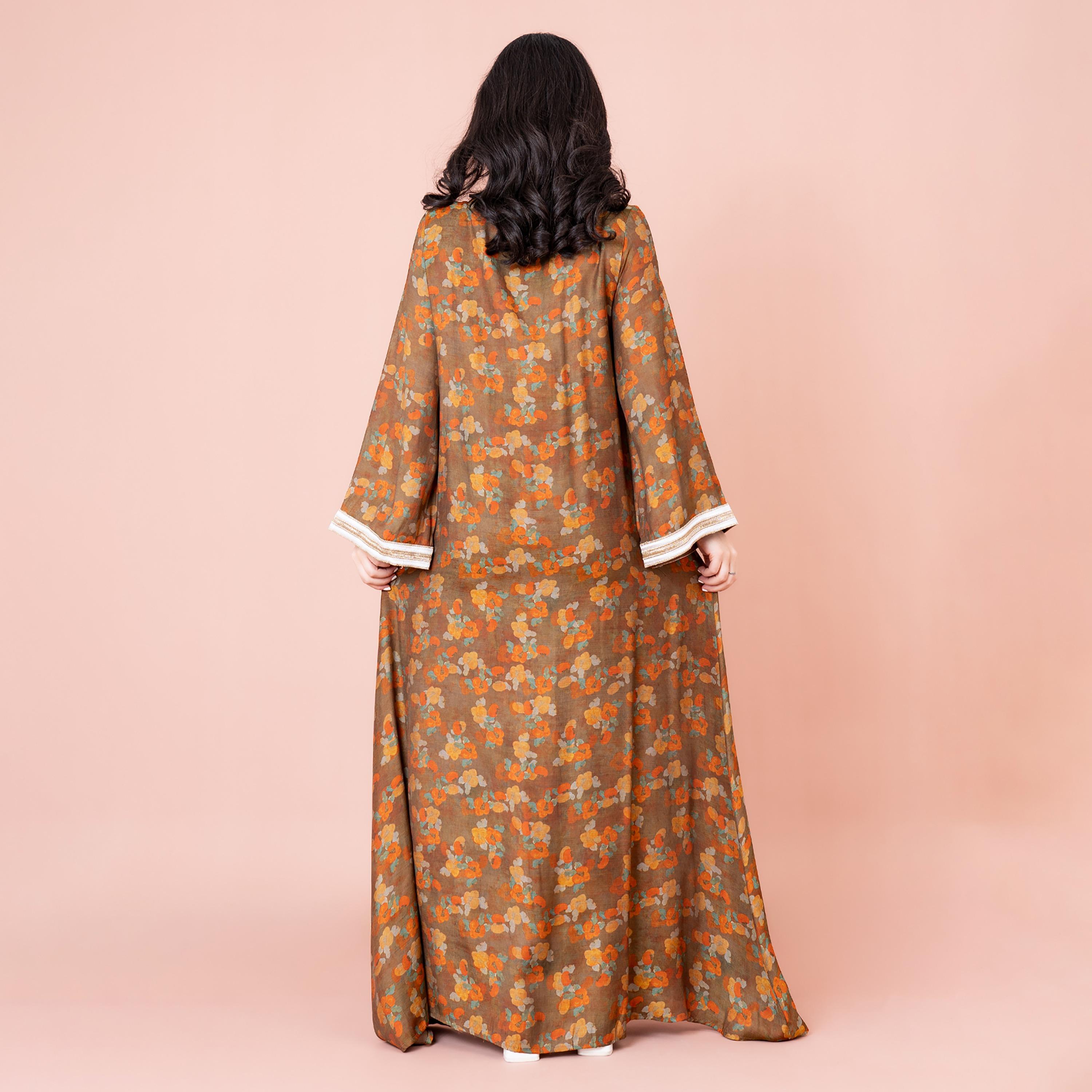 جلابية نسائية بأكمام واسعة وطبعة تجريدية بالكامل من إيككسا-women-arabicclothing-jalabiyas-image-4