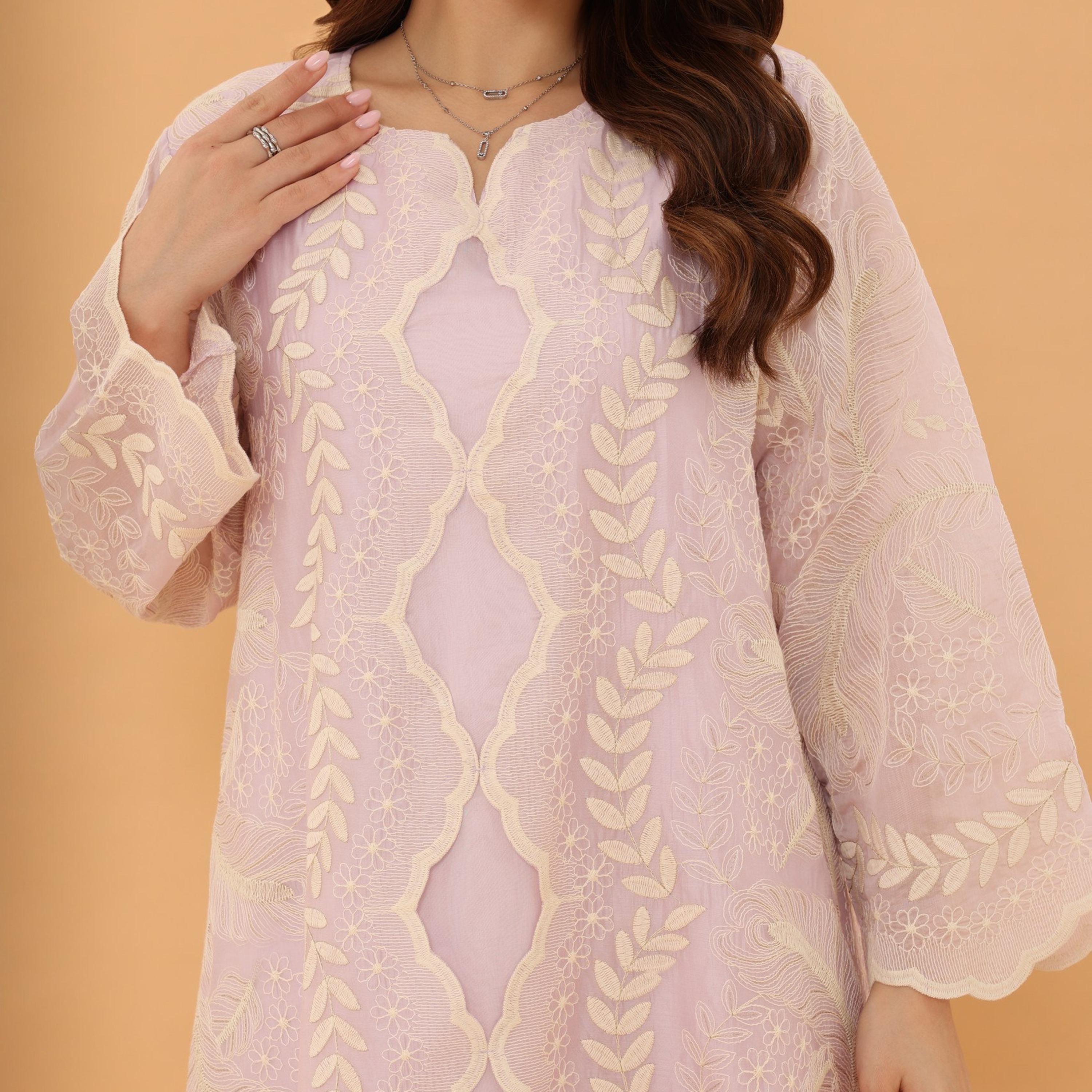 IKKXA Wide Sleeves Lace Embroidered Women's Jalabiya-women-clothing-dresses-image-10