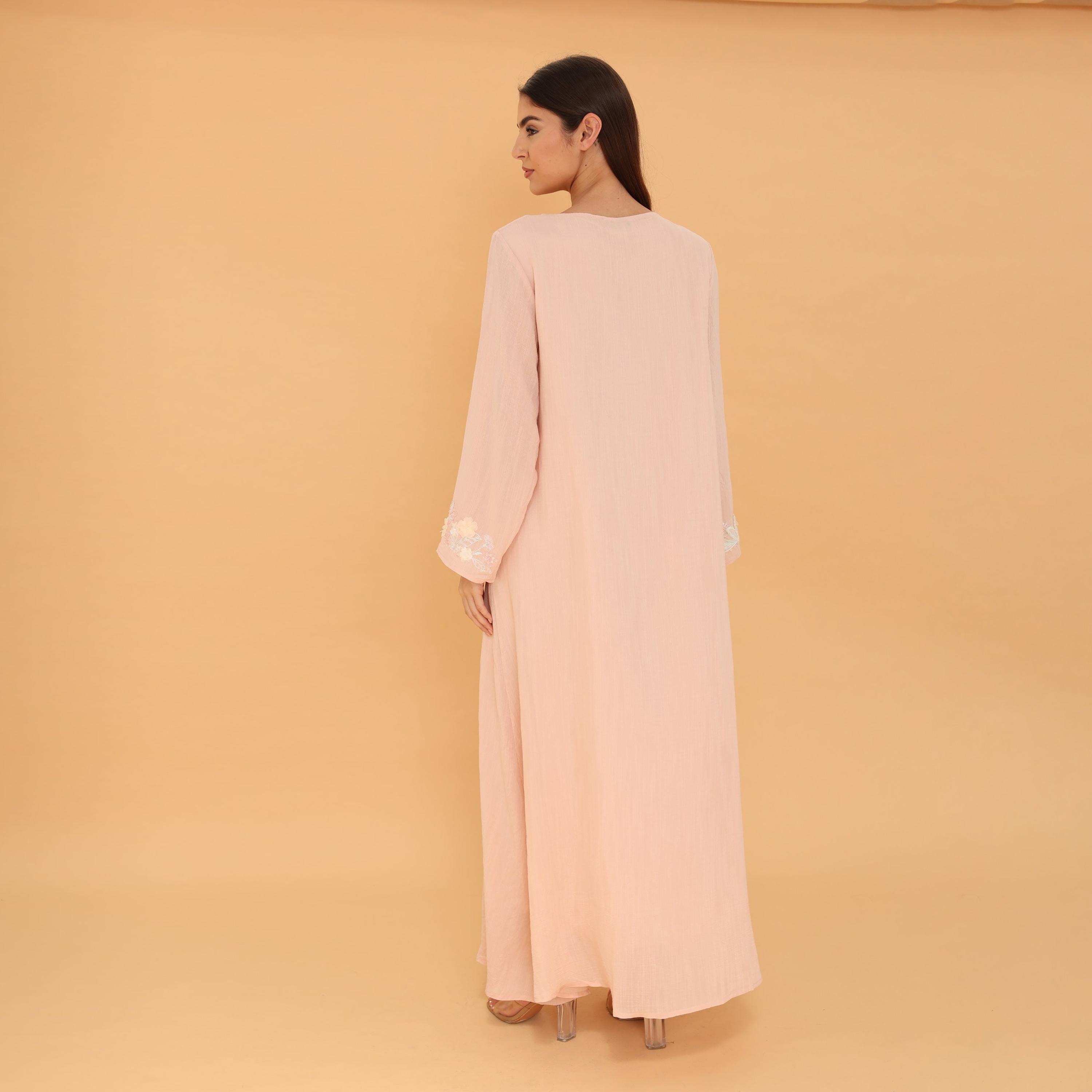 جلابية نسائية مطرزة ومزينة من إككسا-women-arabicclothing-jalabiyas-image-14