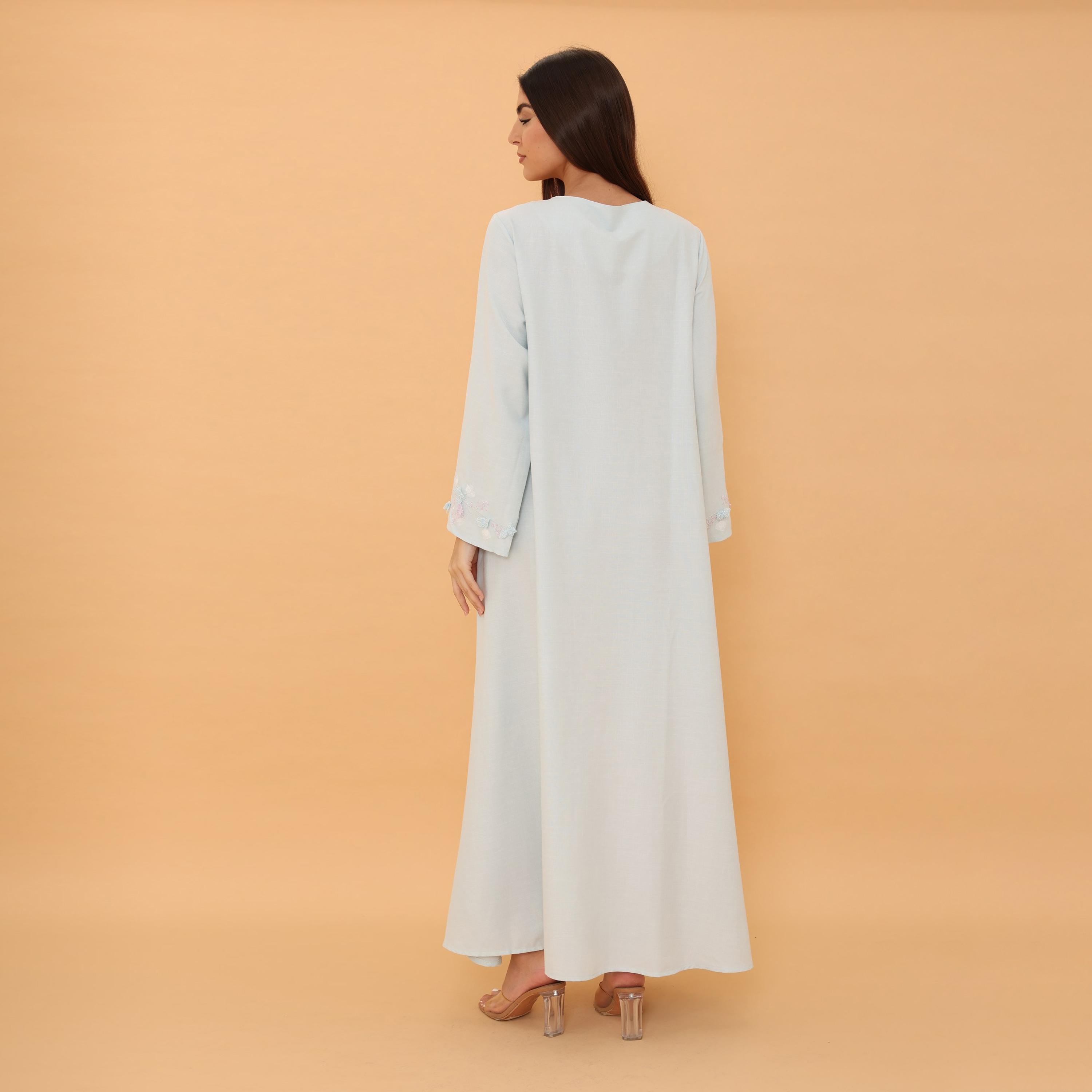 جلابية نسائية بتطريز "فلورال" و"سيكوين" من إككسا-women-arabicclothing-jalabiyas-image-9