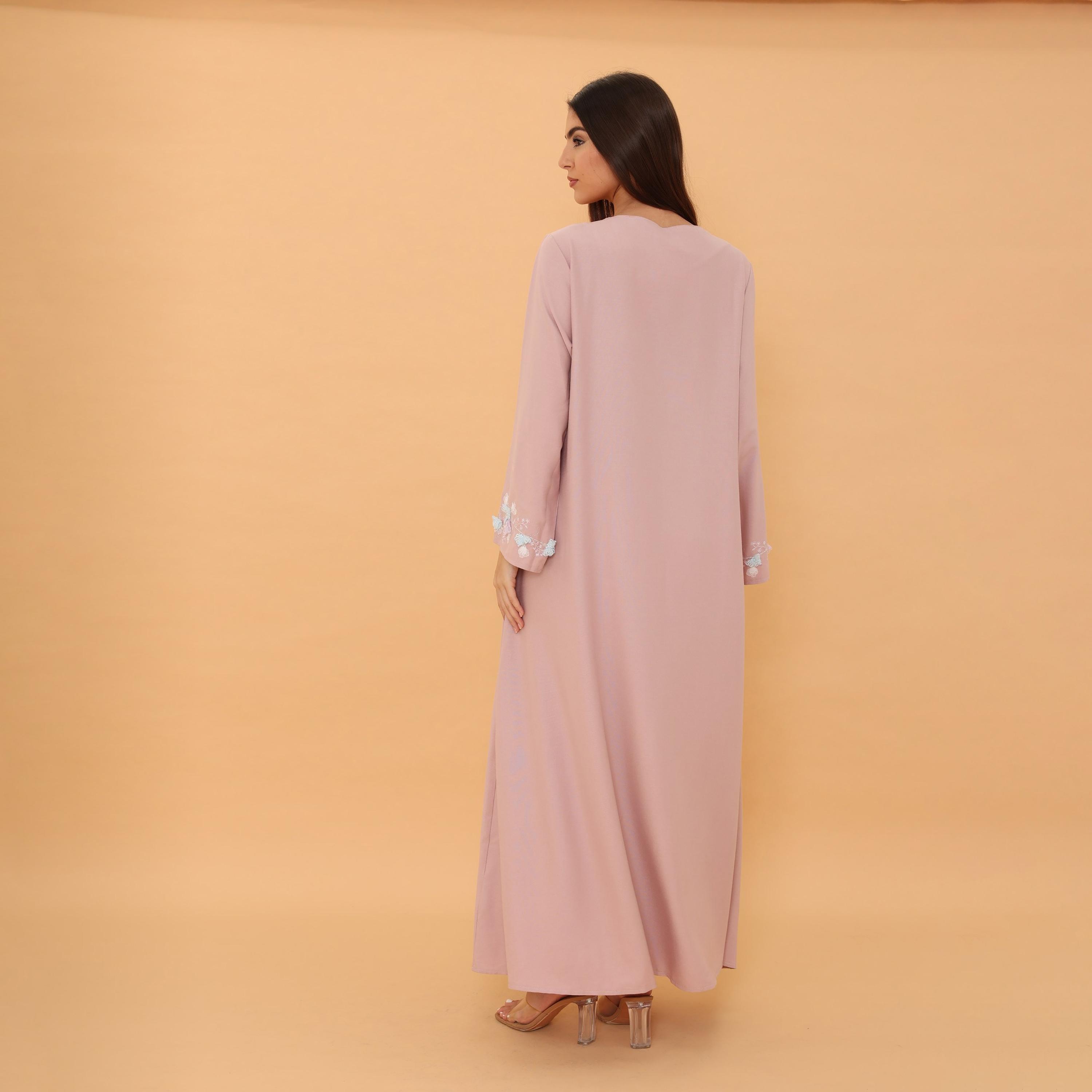 جلابية نسائية بتطريز "فلورال" و"سيكوين" من إككسا-women-arabicclothing-jalabiyas-image-5