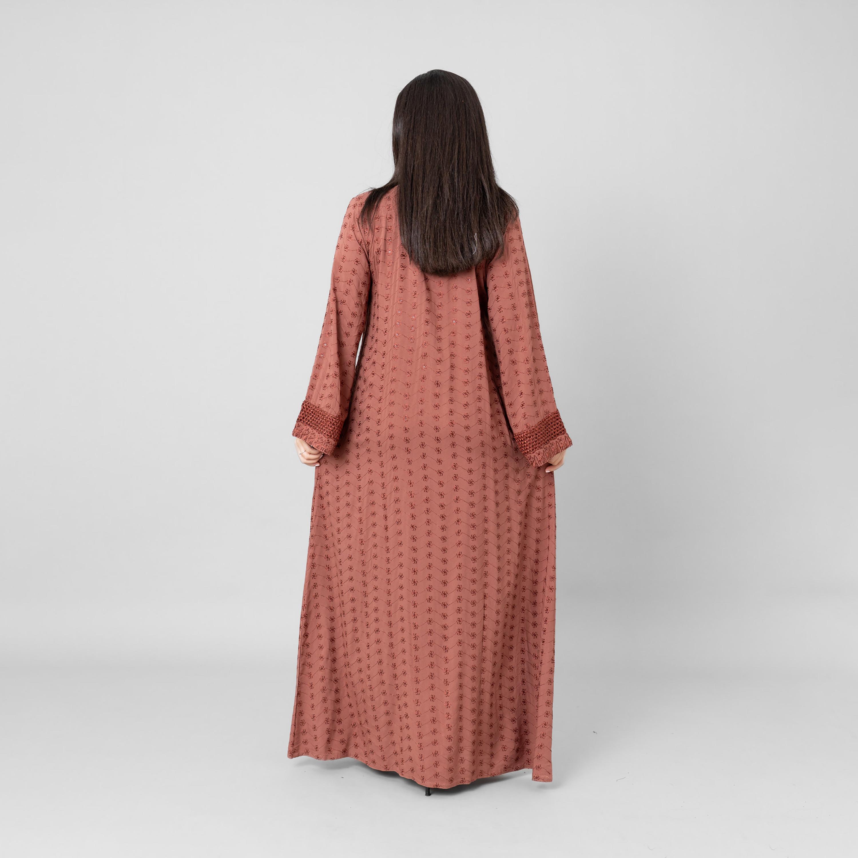 IKKXA Embroidered Flared Sleeves Women's Evening Jalabiya-women-arabicclothing-jalabiyas-image-5