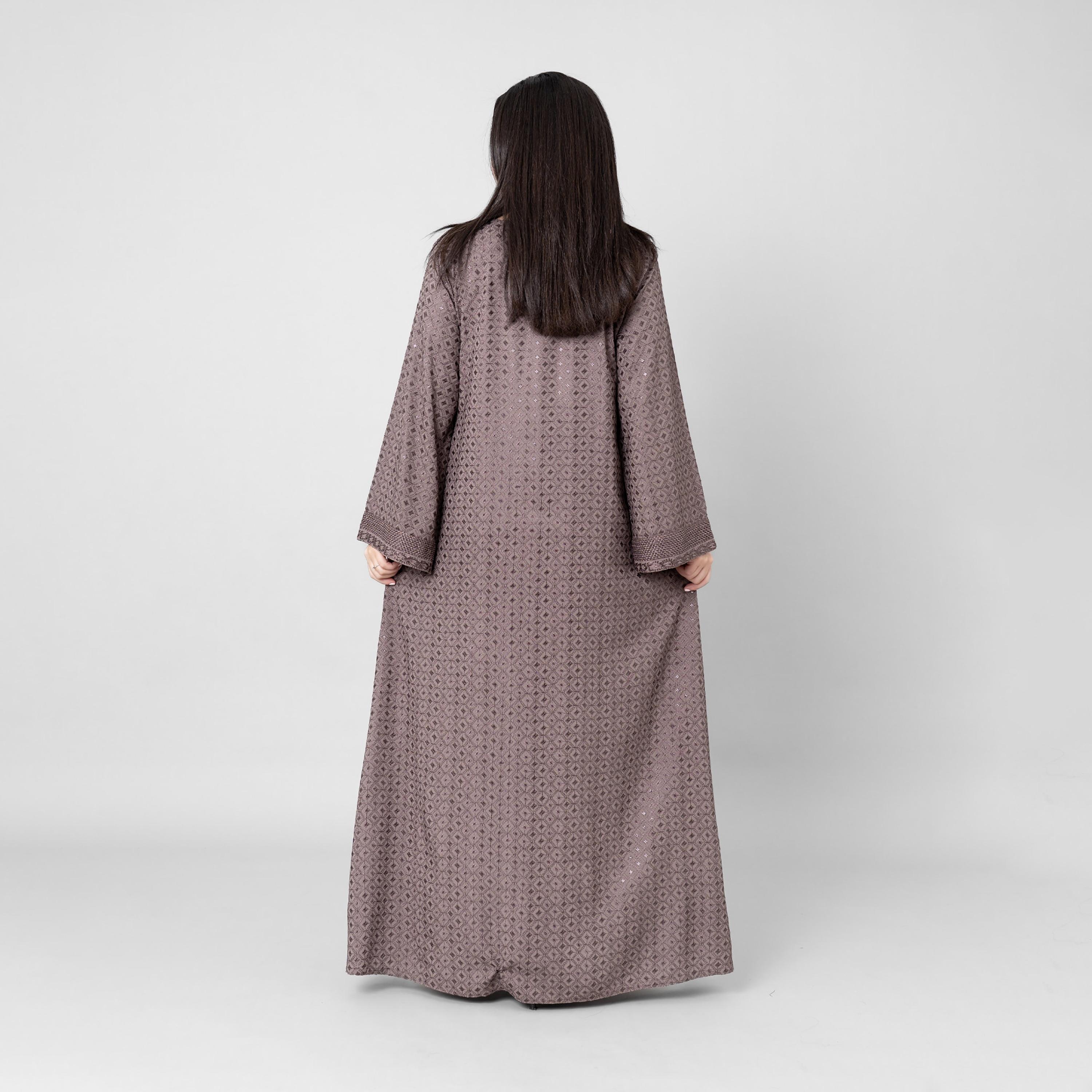 IKKXA Embroidered Flared Sleeves Women's Evening Jalabiya-women-arabicclothing-jalabiyas-image-3