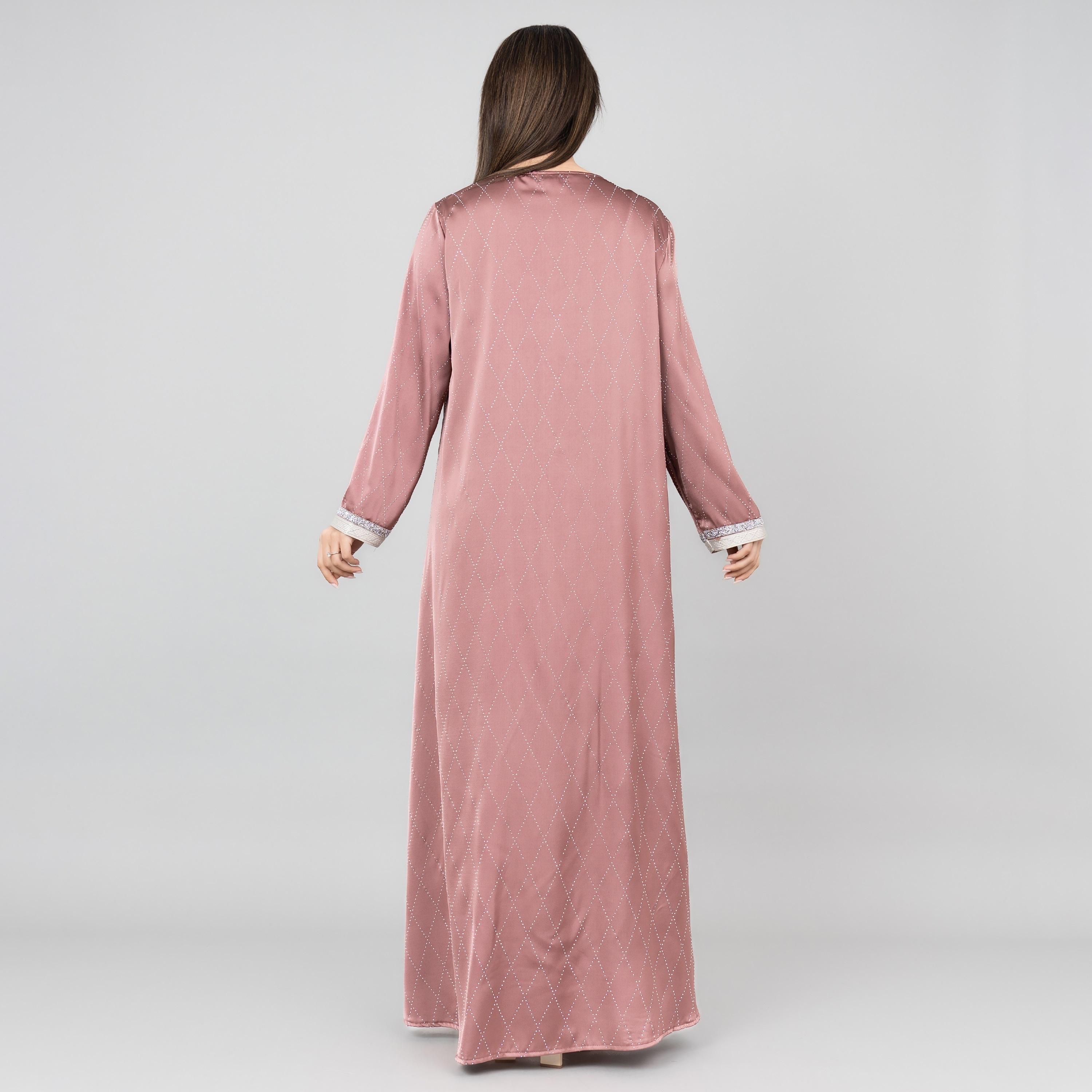 IKKXA Mystic Crystal and Embroidered Women's Jalabiya-women-arabicclothing-jalabiyas-image-4