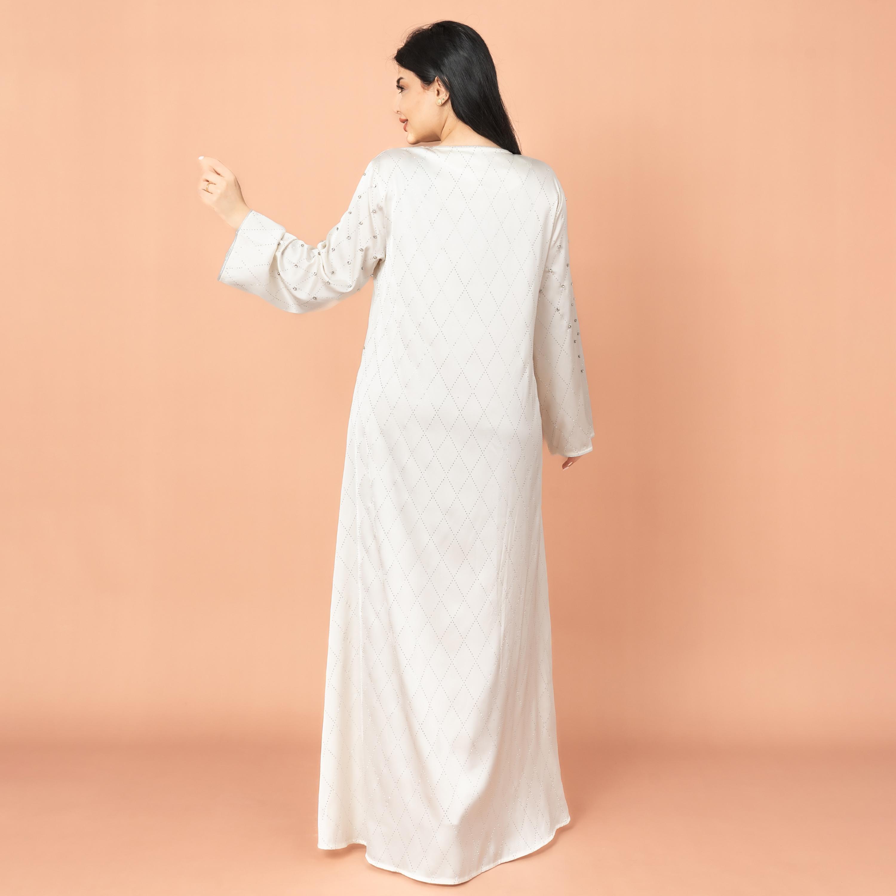 IKKXA Rhinestone and Geometric Evening Women's Jalabiya-women-arabicclothing-jalabiyas-image-9