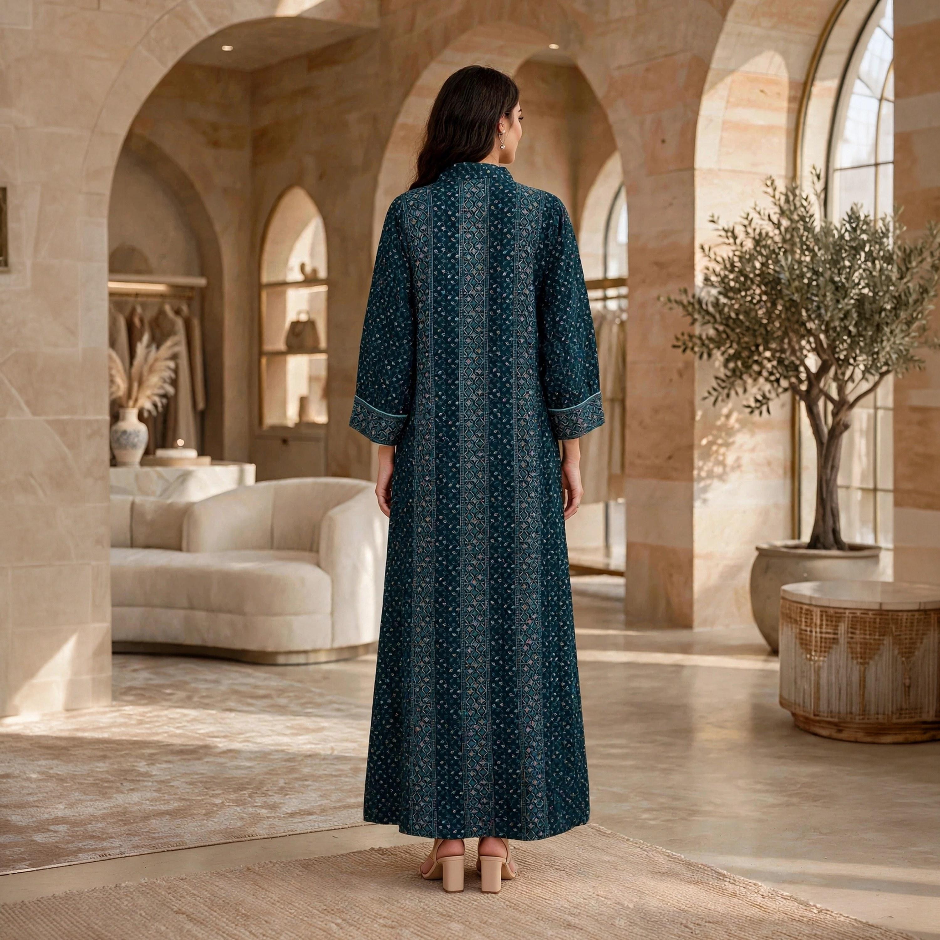 جلابية حريمي مطرزة من إيكسا-women-arabicclothing-jalabiyas-image-5