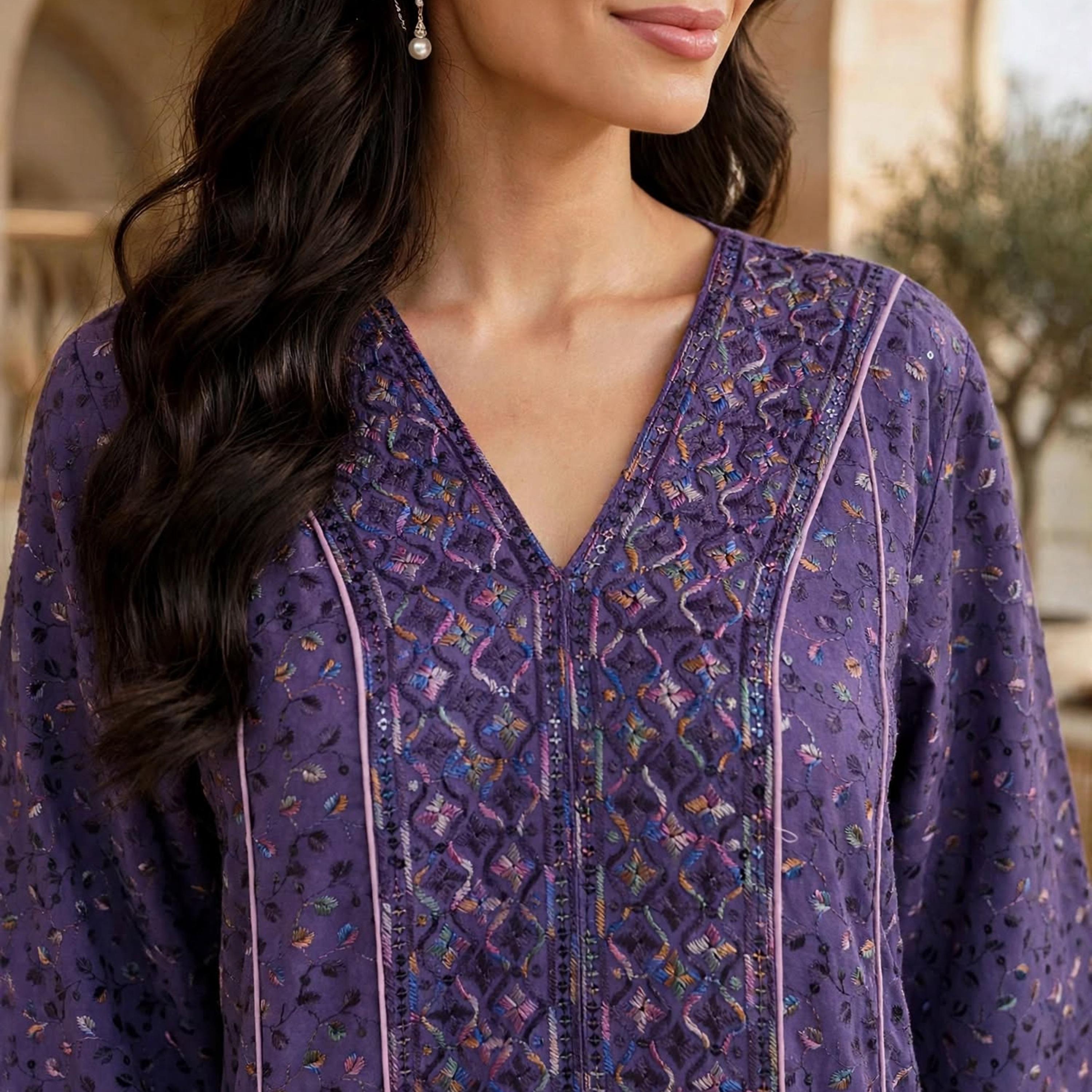 جلابية حريمي مطرزة من إيكسا-women-arabicclothing-jalabiyas-image-12