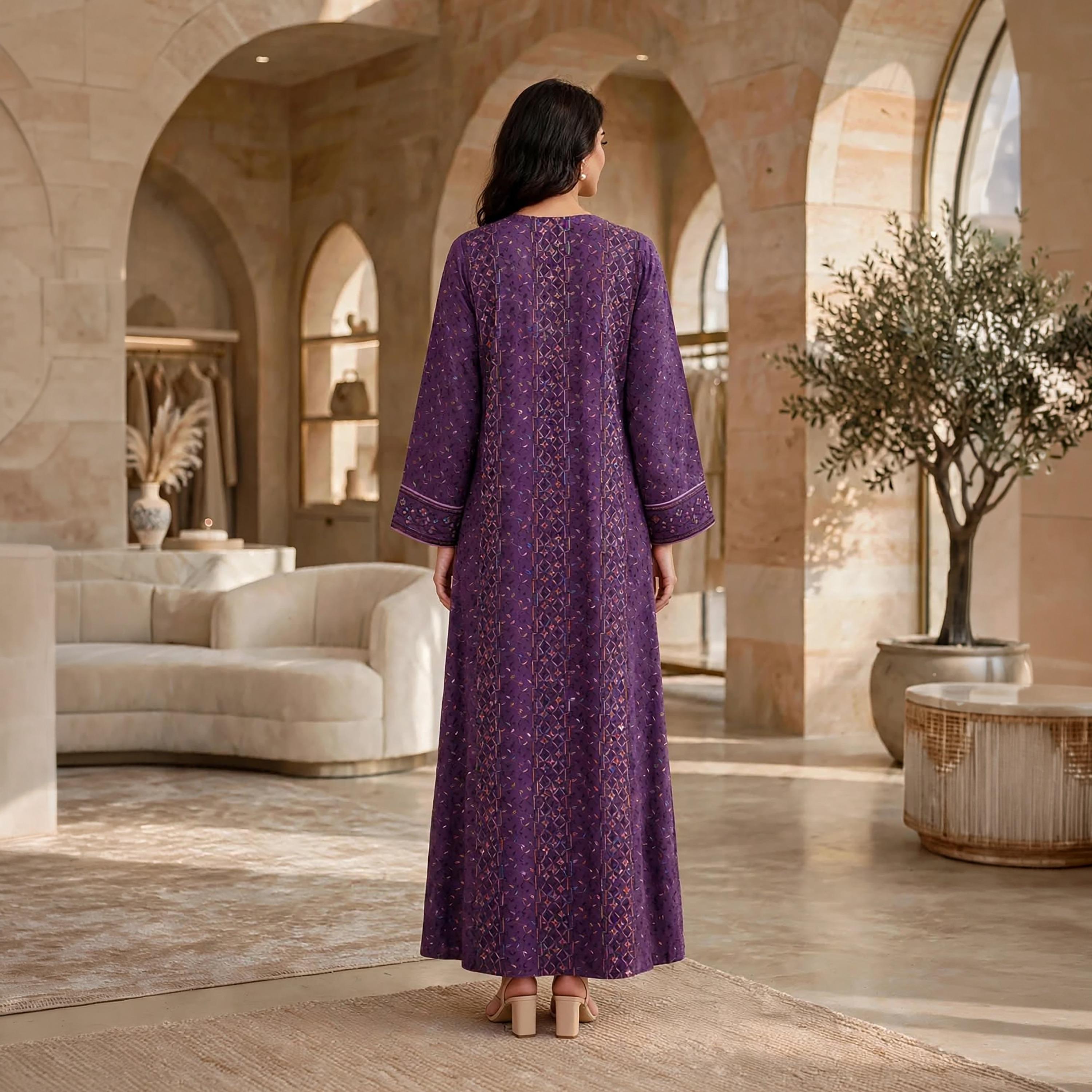 جلابية حريمي مطرزة من إيكسا-women-arabicclothing-jalabiyas-image-15