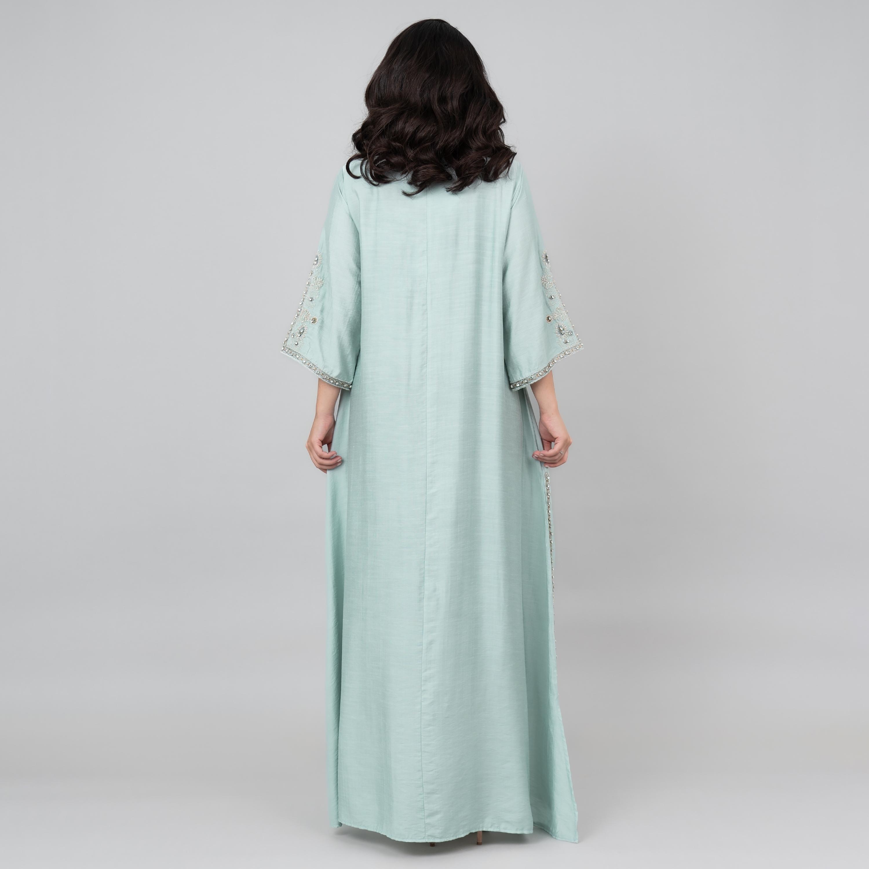 جلابية نسائية مطرزة ومزينة بالخرز من إككسا-women-arabicclothing-jalabiyas-image-12