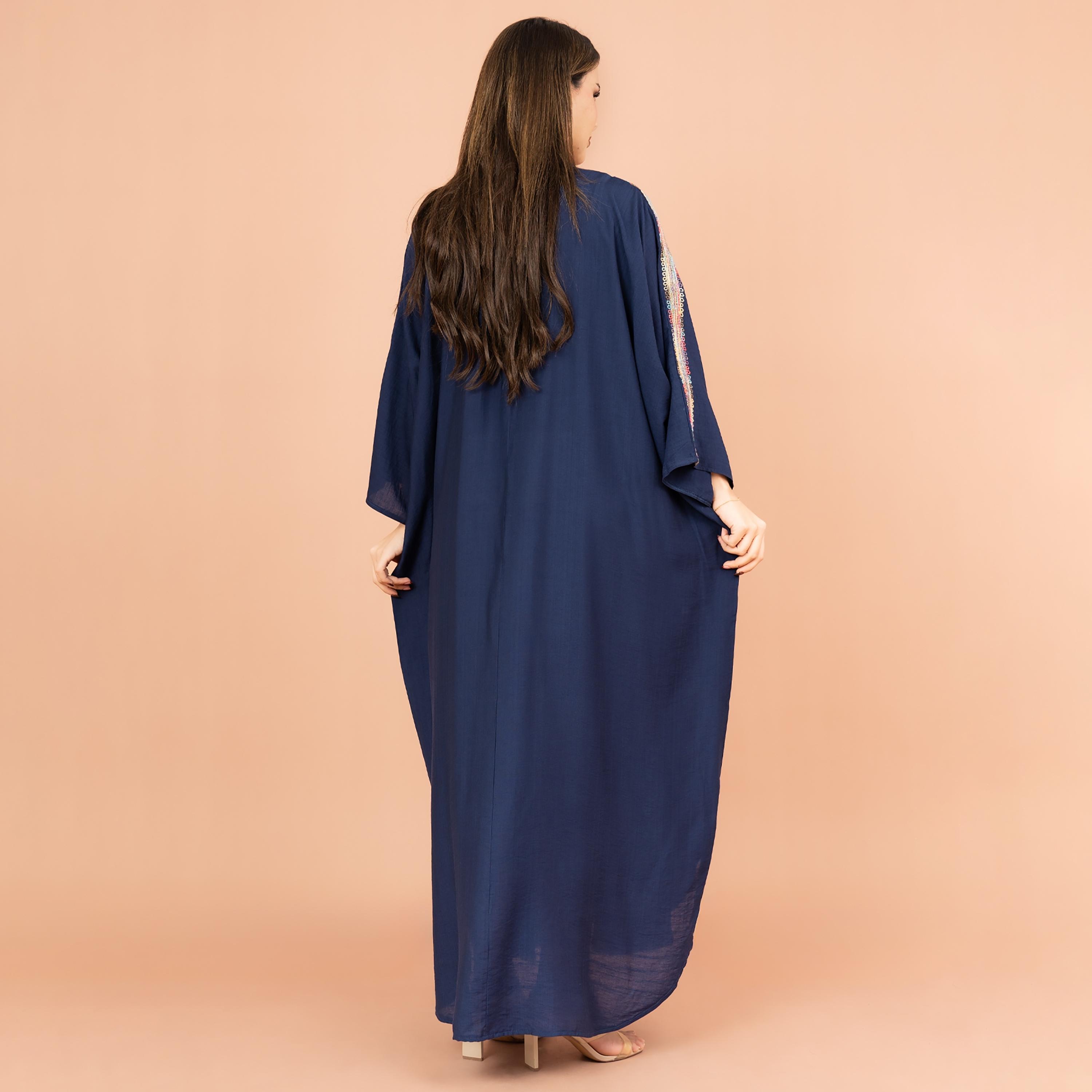 جلابية نسائية مطرزة بشكل معقد من إككسا-women-arabicclothing-jalabiyas-image-4