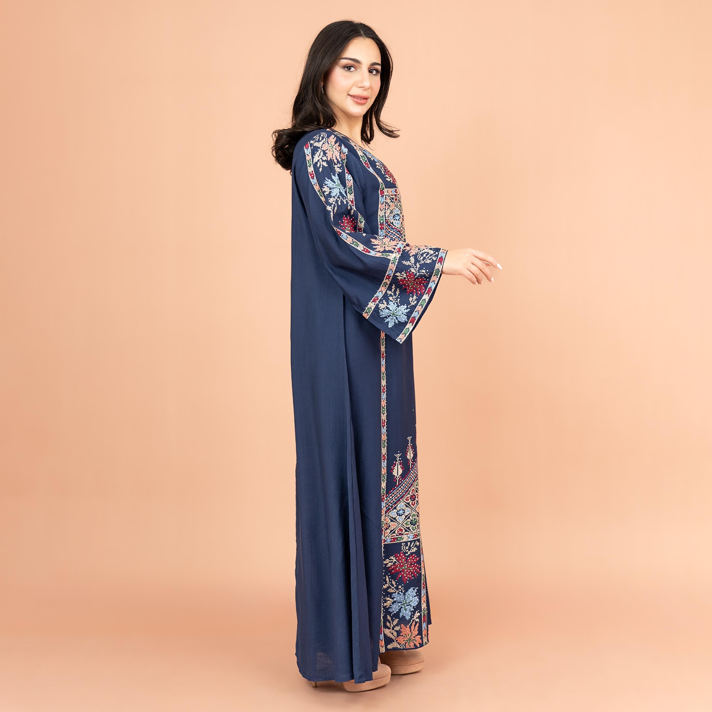 جلابية نسائية مطرزة رائعة من إككسا-women-arabicclothing-jalabiyas-image-3