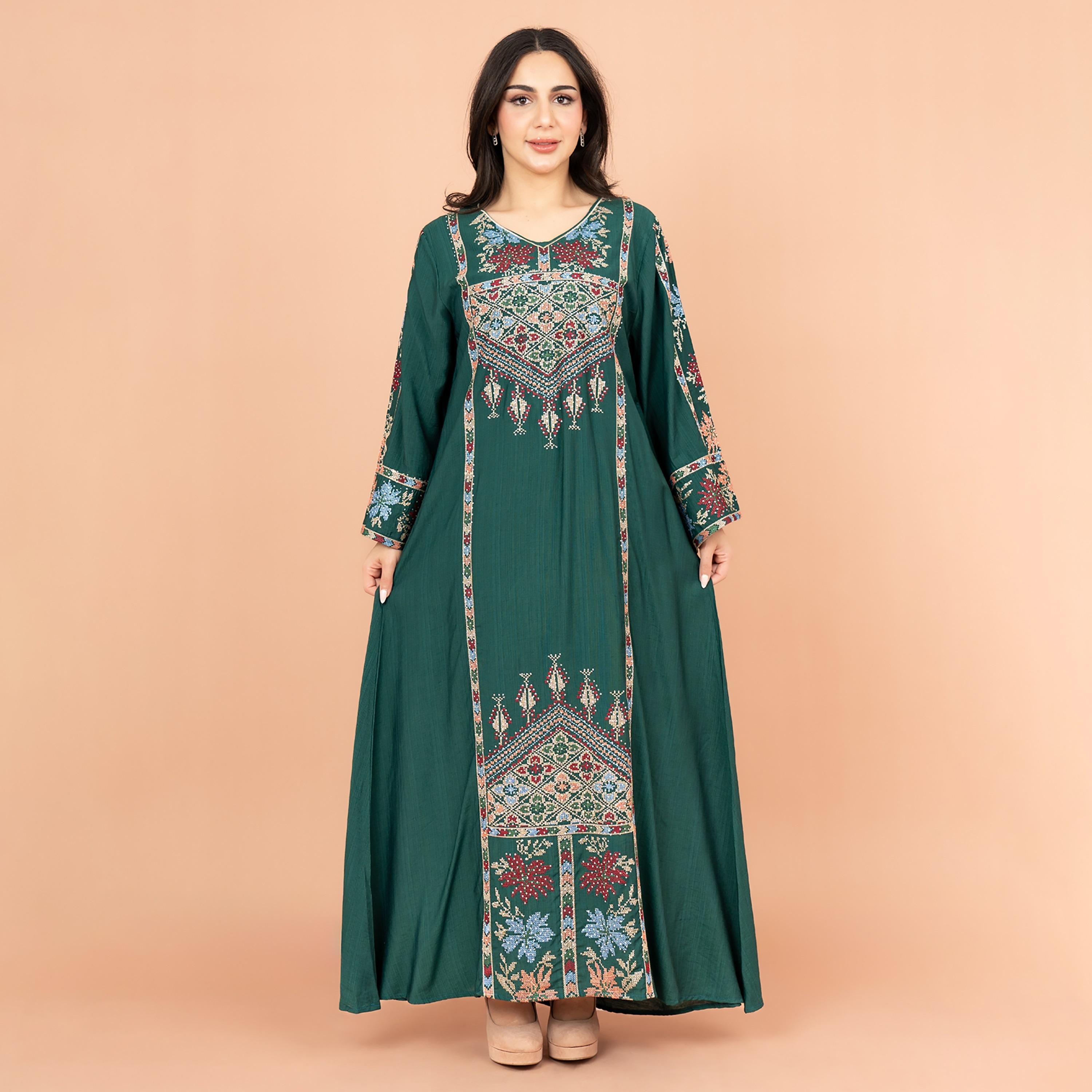 جلابية نسائية مطرزة رائعة من إككسا-women-arabicclothing-jalabiyas-image-9