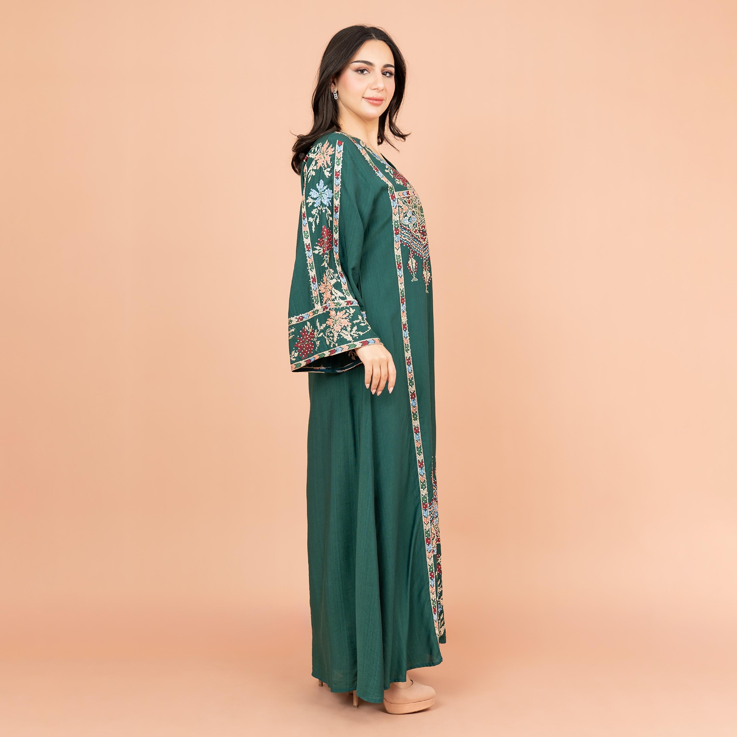 IKKXA Exquisite Embroidered Women's Jalabiya-women-arabicclothing-jalabiyas-image-3