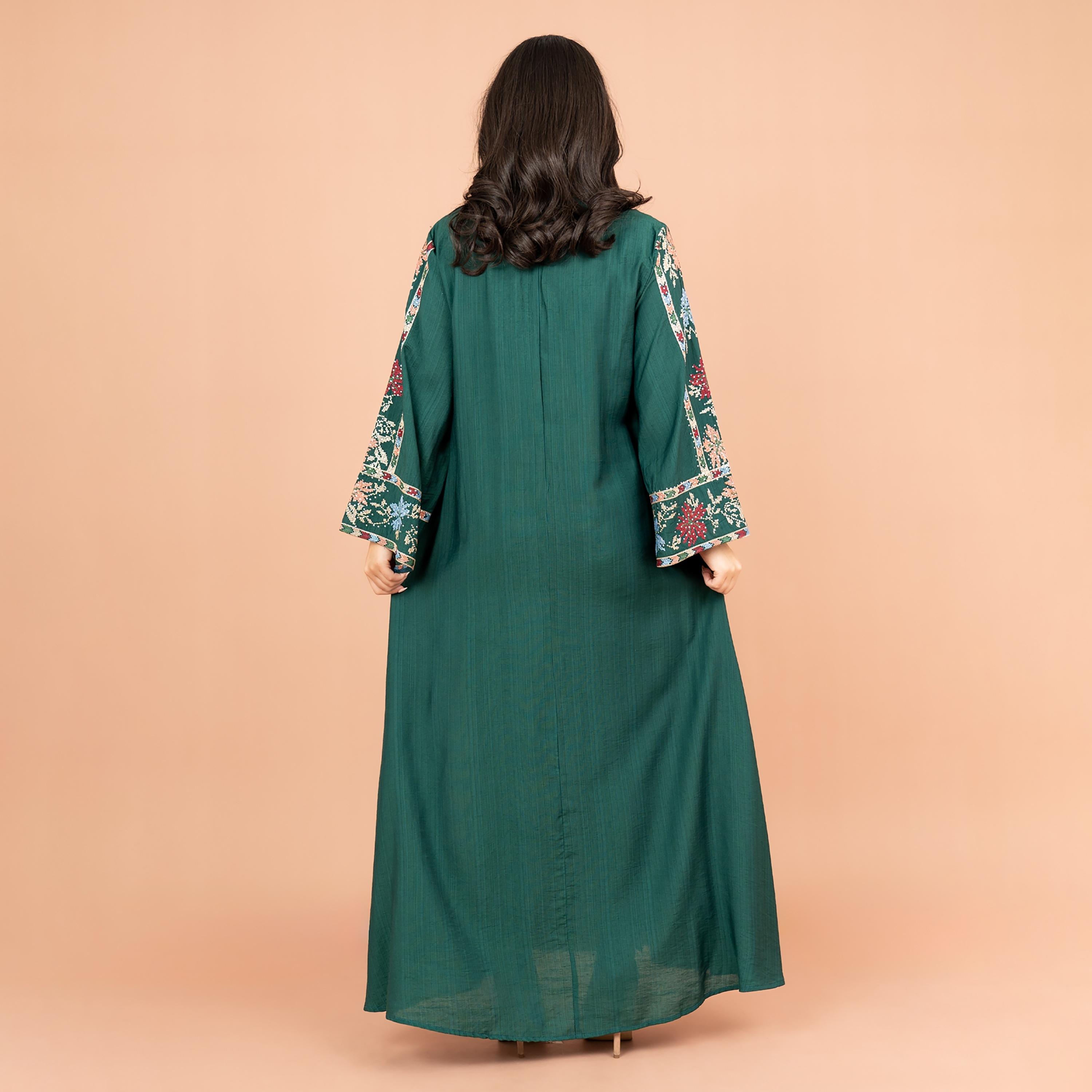 IKKXA Exquisite Embroidered Women's Jalabiya-women-arabicclothing-jalabiyas-image-4