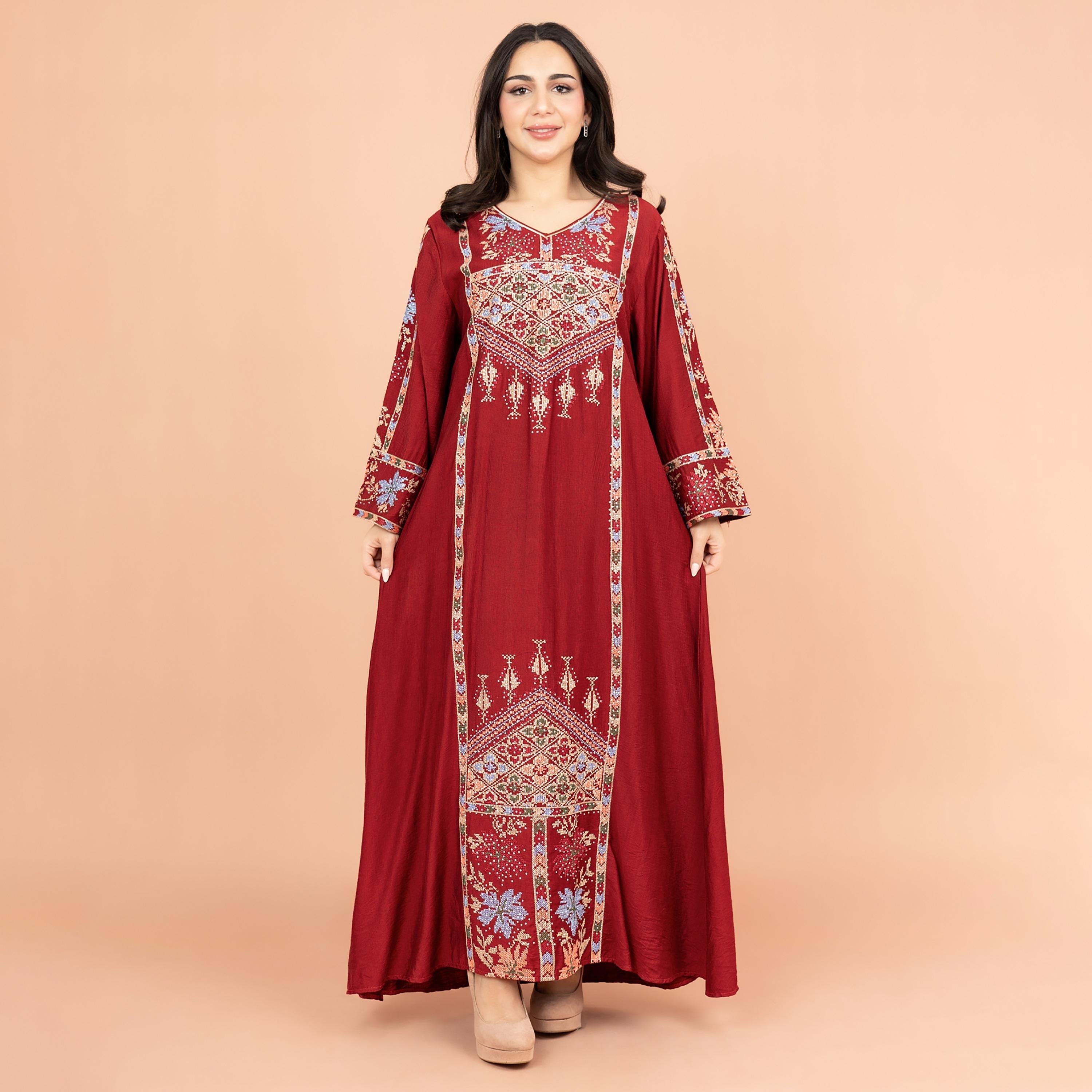 جلابية نسائية مطرزة رائعة من إككسا-women-arabicclothing-jalabiyas-image-5