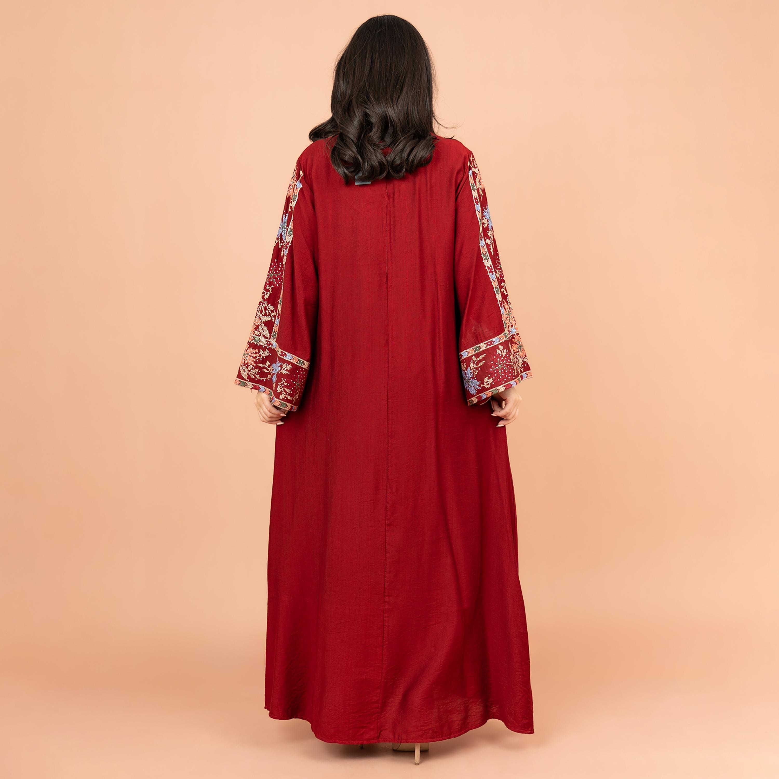 جلابية نسائية مطرزة رائعة من إككسا-women-arabicclothing-jalabiyas-image-8