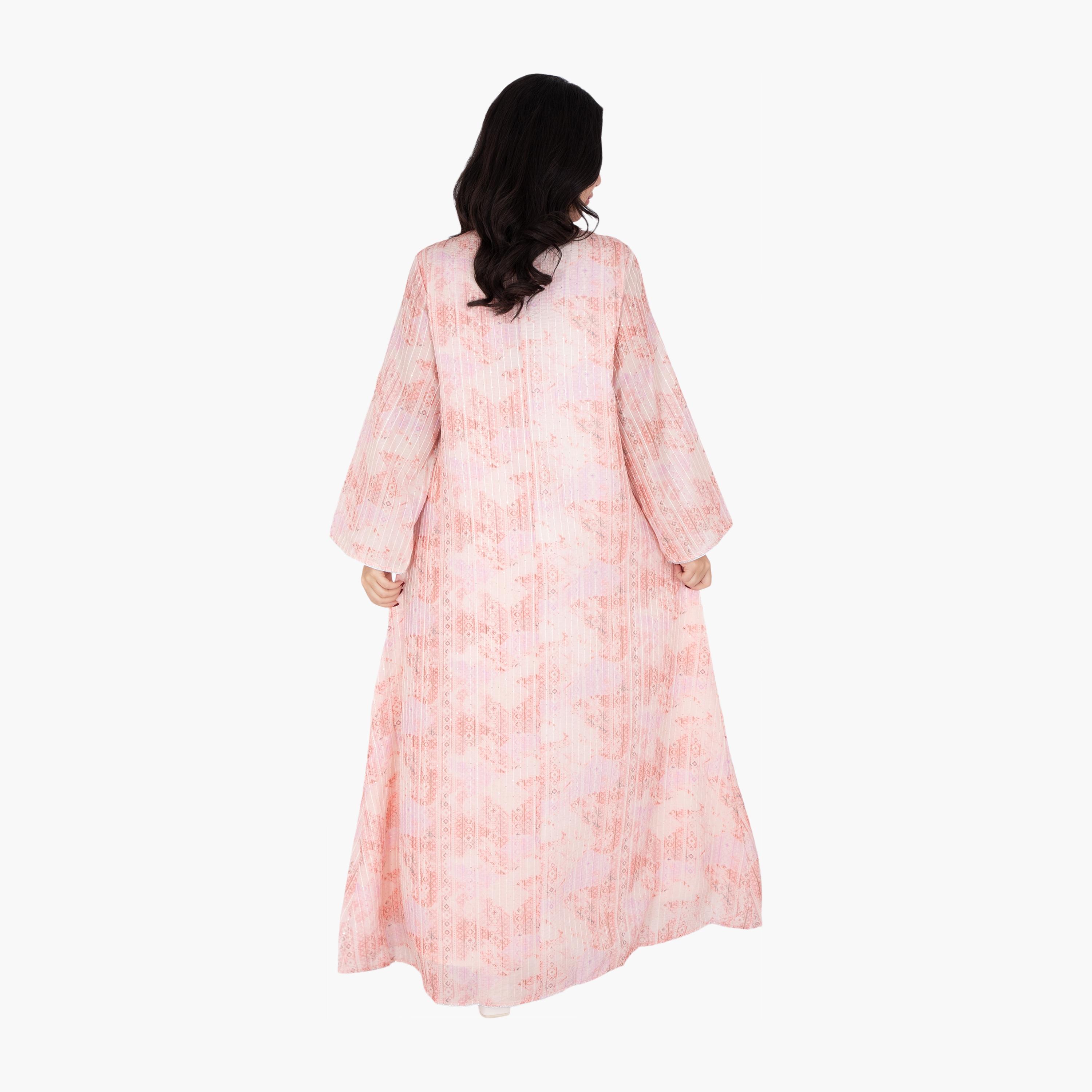 IKKXA Sequined & Beaded Women's Evening Jalabiya-women-arabicclothing-jalabiyas-image-10