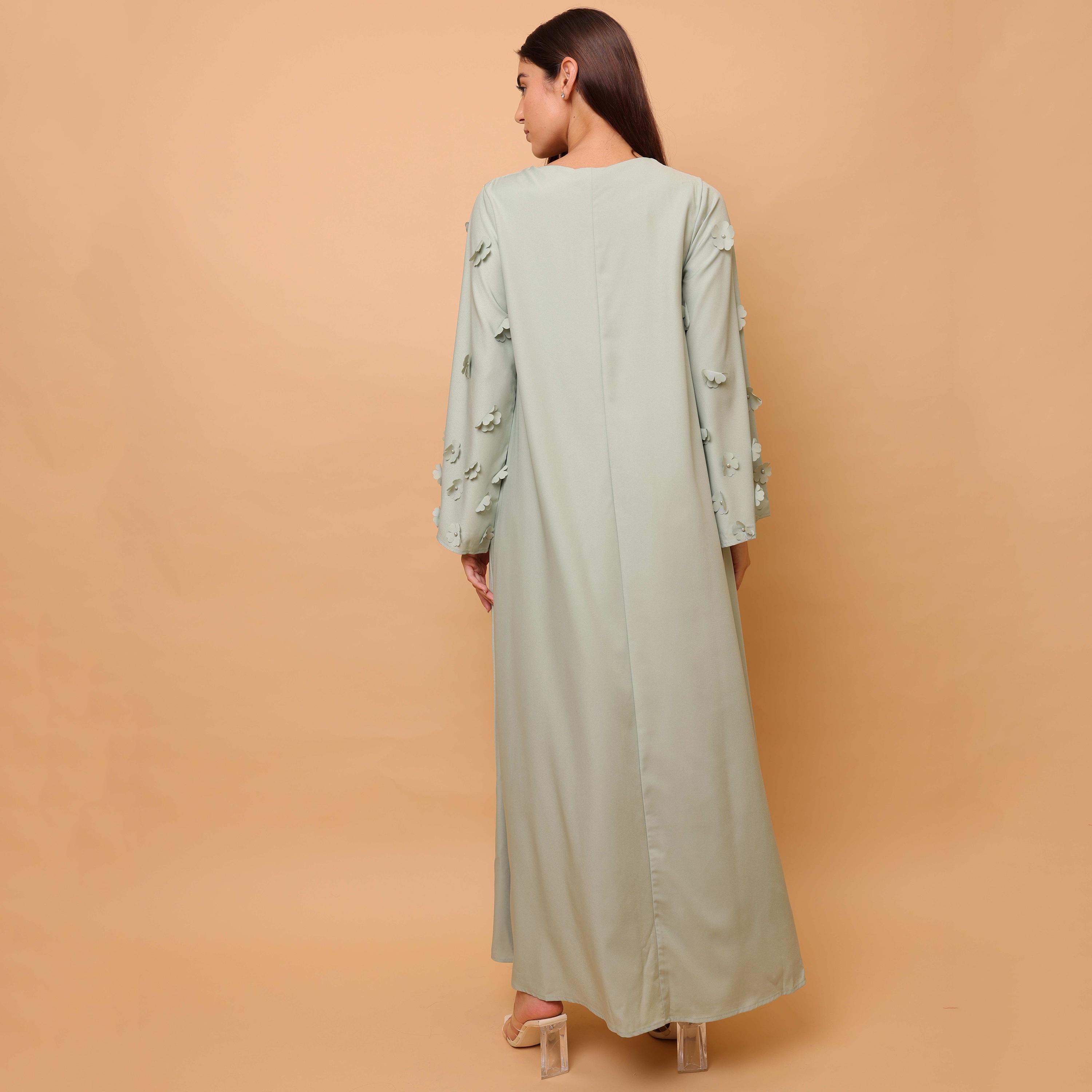 جلابية نسائية بزهور ثلاثية الأبعاد من إيككسا-women-clothing-dresses-image-4