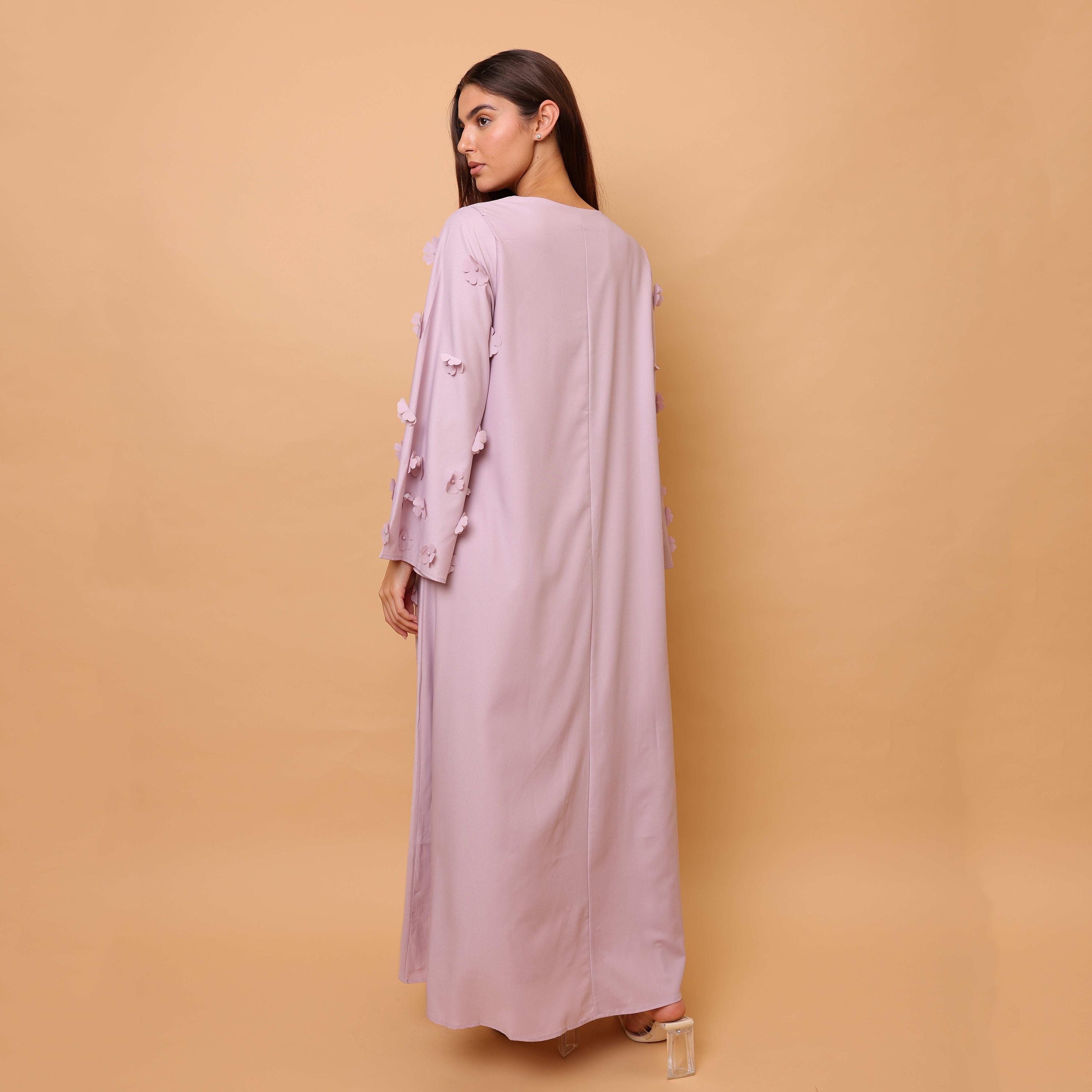 جلابية نسائية بزهور ثلاثية الأبعاد من إيككسا-women-clothing-dresses-image-12